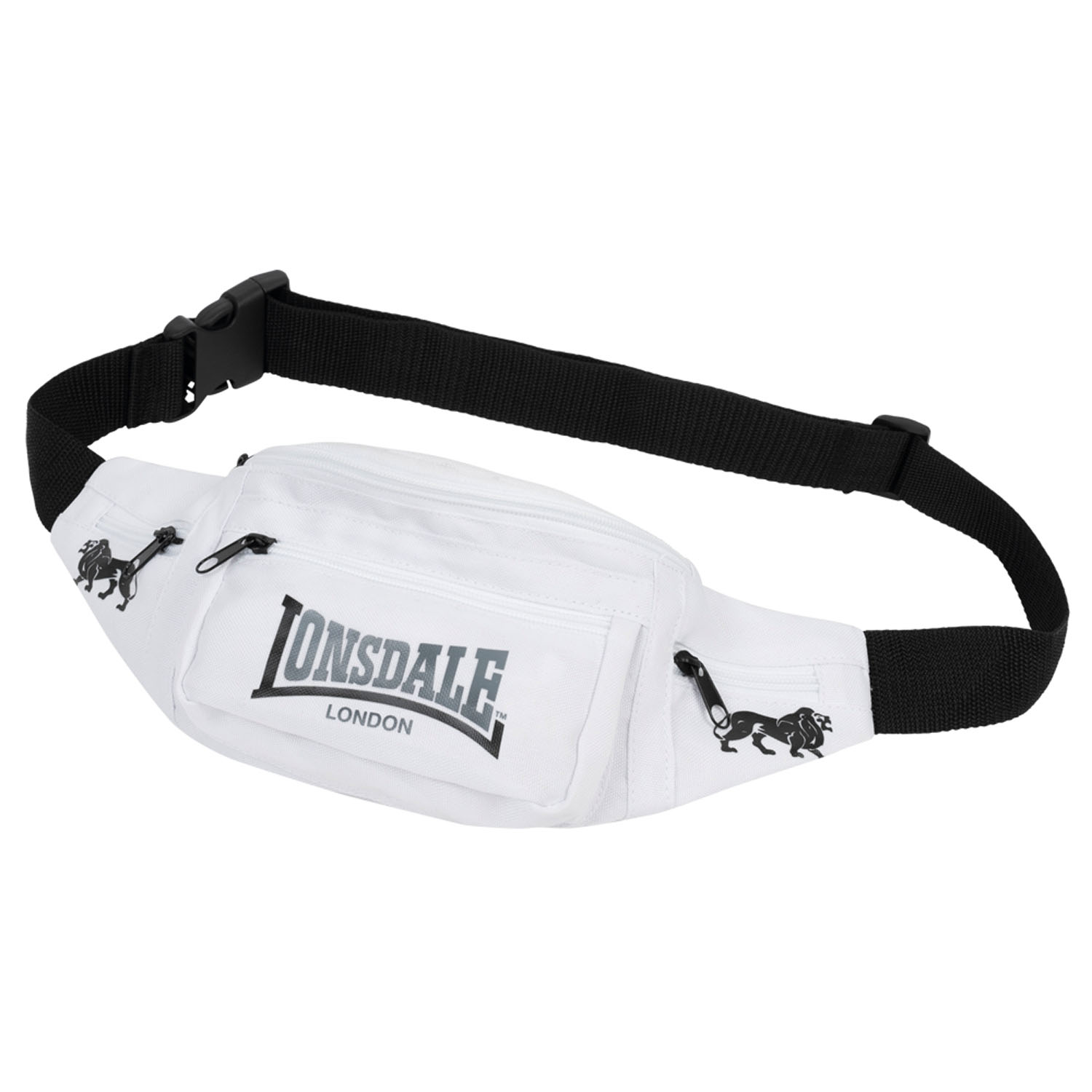 Lonsdale Fanny Pack, Hip, white