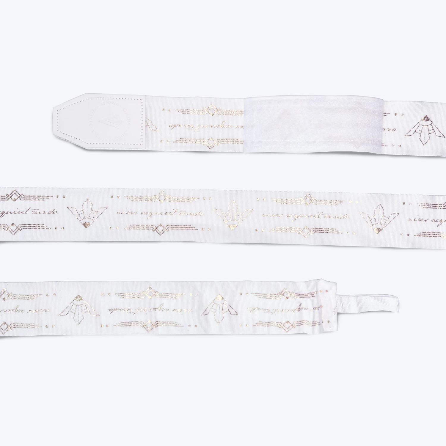 ATHENA Hand Wraps, Diana, semi elastic, 4.5 m, white-gold