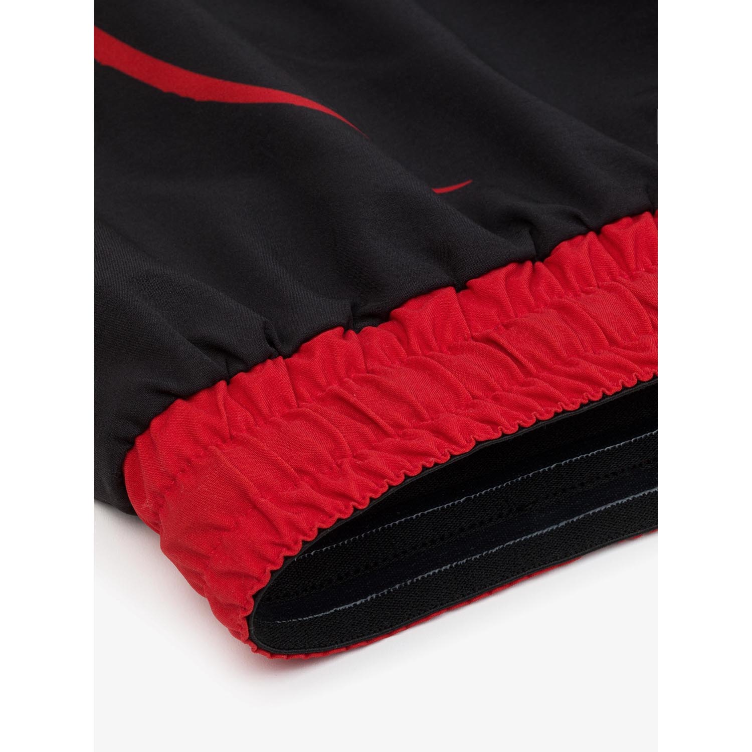MANTO MMA Fight Shorts, Lucky Cat, black-red, S