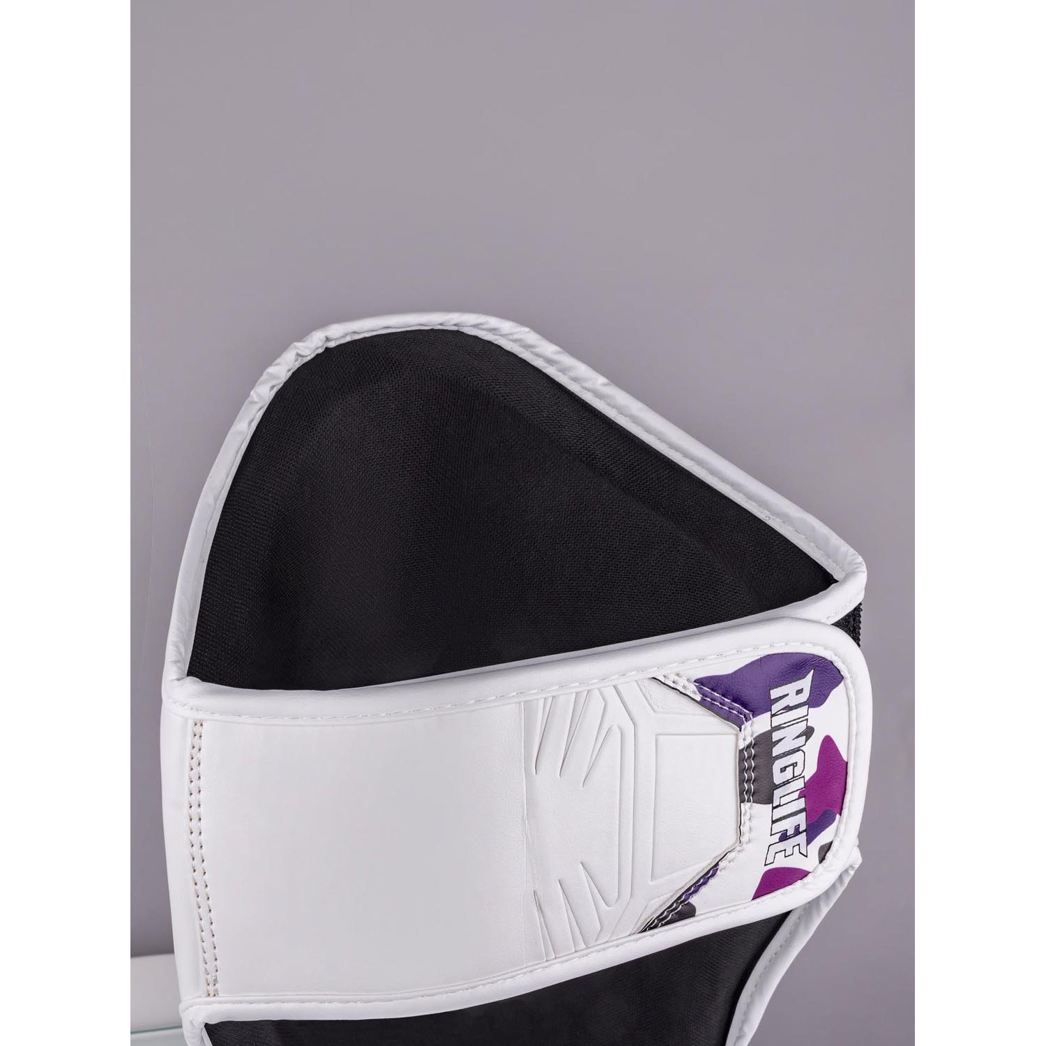 RINGLIFE Shinguards, Unit, white-purple-camo M
