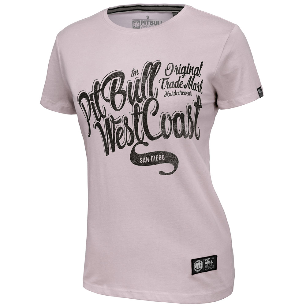 Pit Bull West Coast T-Shirt, Damen, Doggy, pink