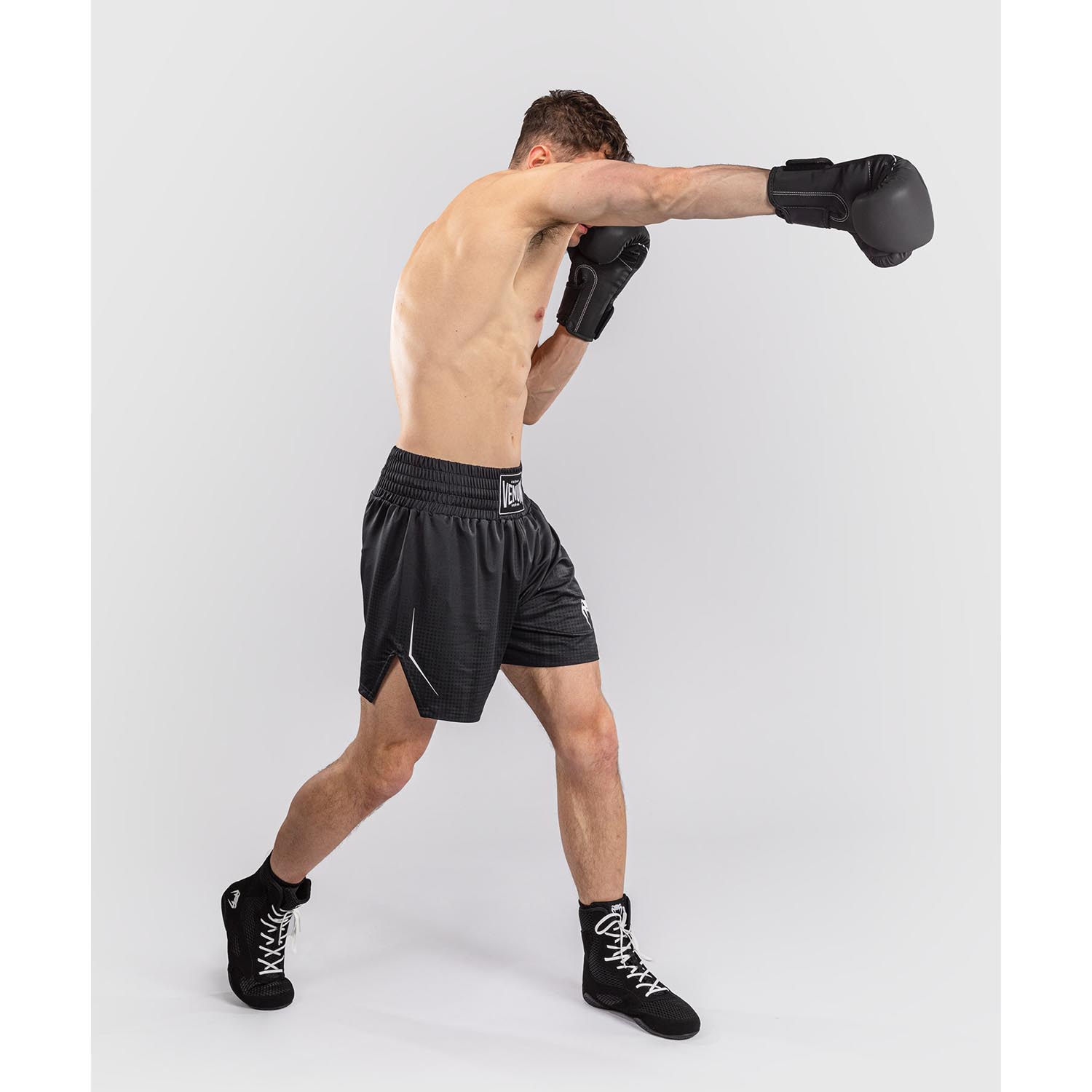 VENUM Boxing Pants, Stealth, black-white, S