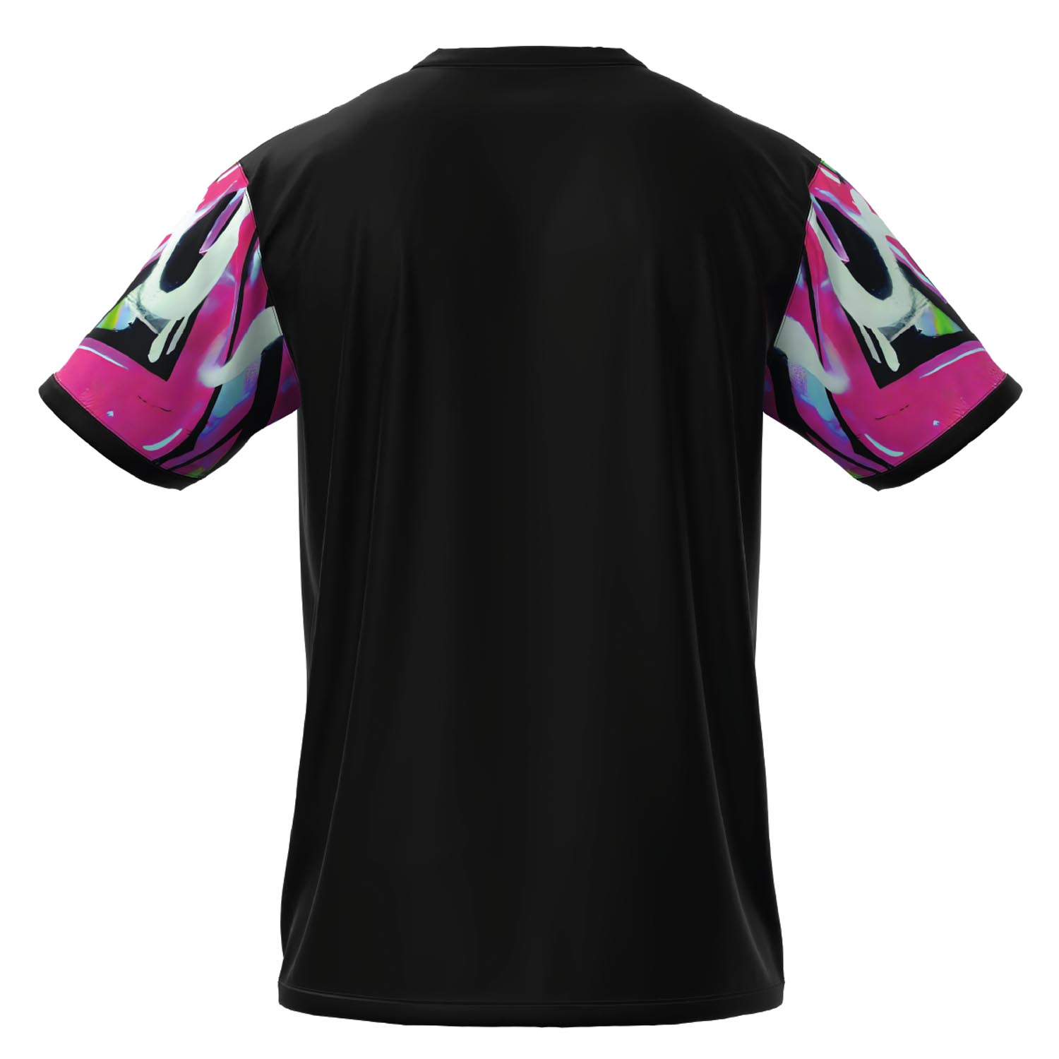 OKAMI Functional T-Shirt, Urban Vibe, black-mint-pink, XL