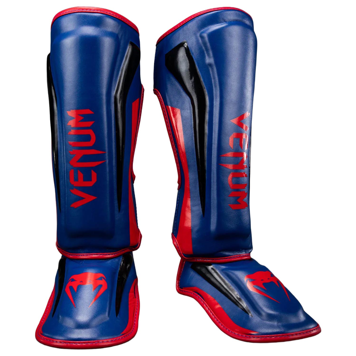 VENUM Shin Guard, Elite, blue-red, XL