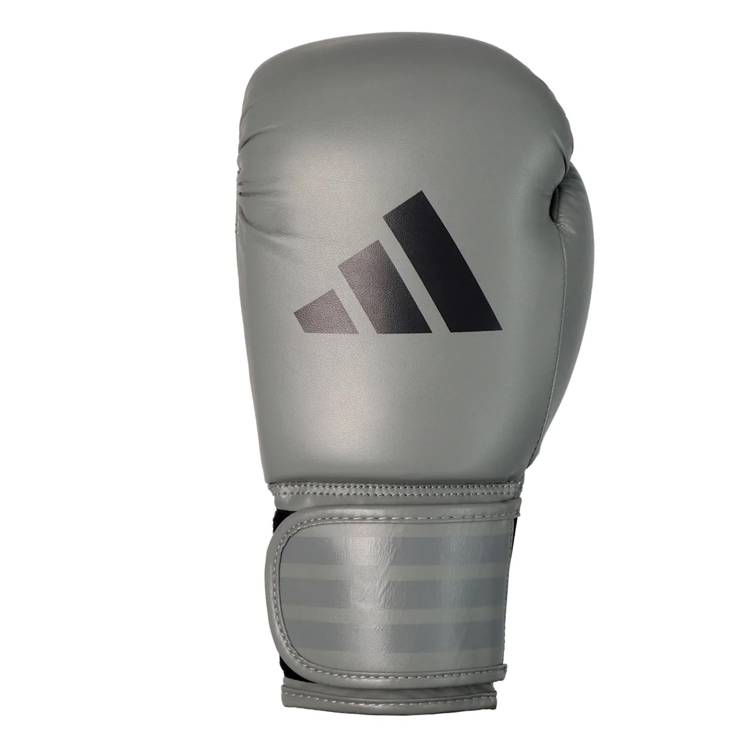 adidas Boxing Gloves, Speed 50, grey-silver, 10 Oz