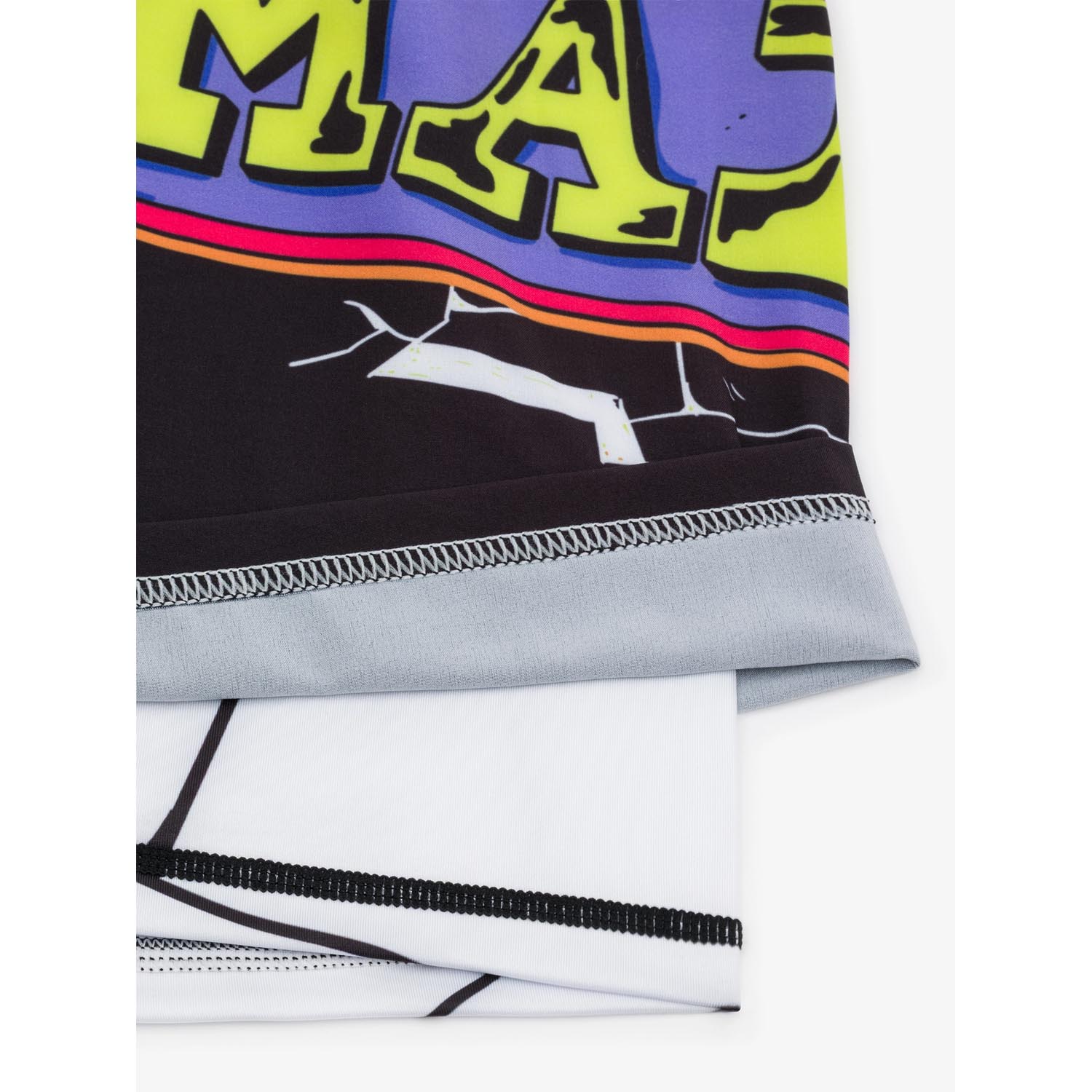 MANTO MMA Fight Shorts, Middle, black-green, M