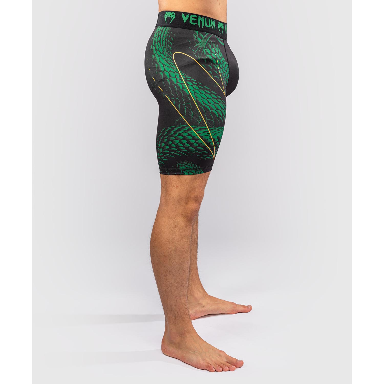 VENUM Compression Shorts, Matupa, black-green-gold, XXL