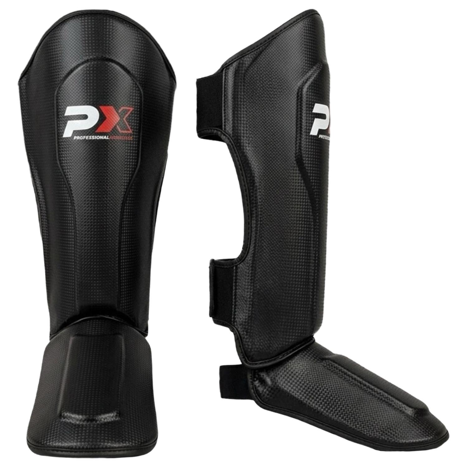 PX Shin Guard, Fight Pro, black