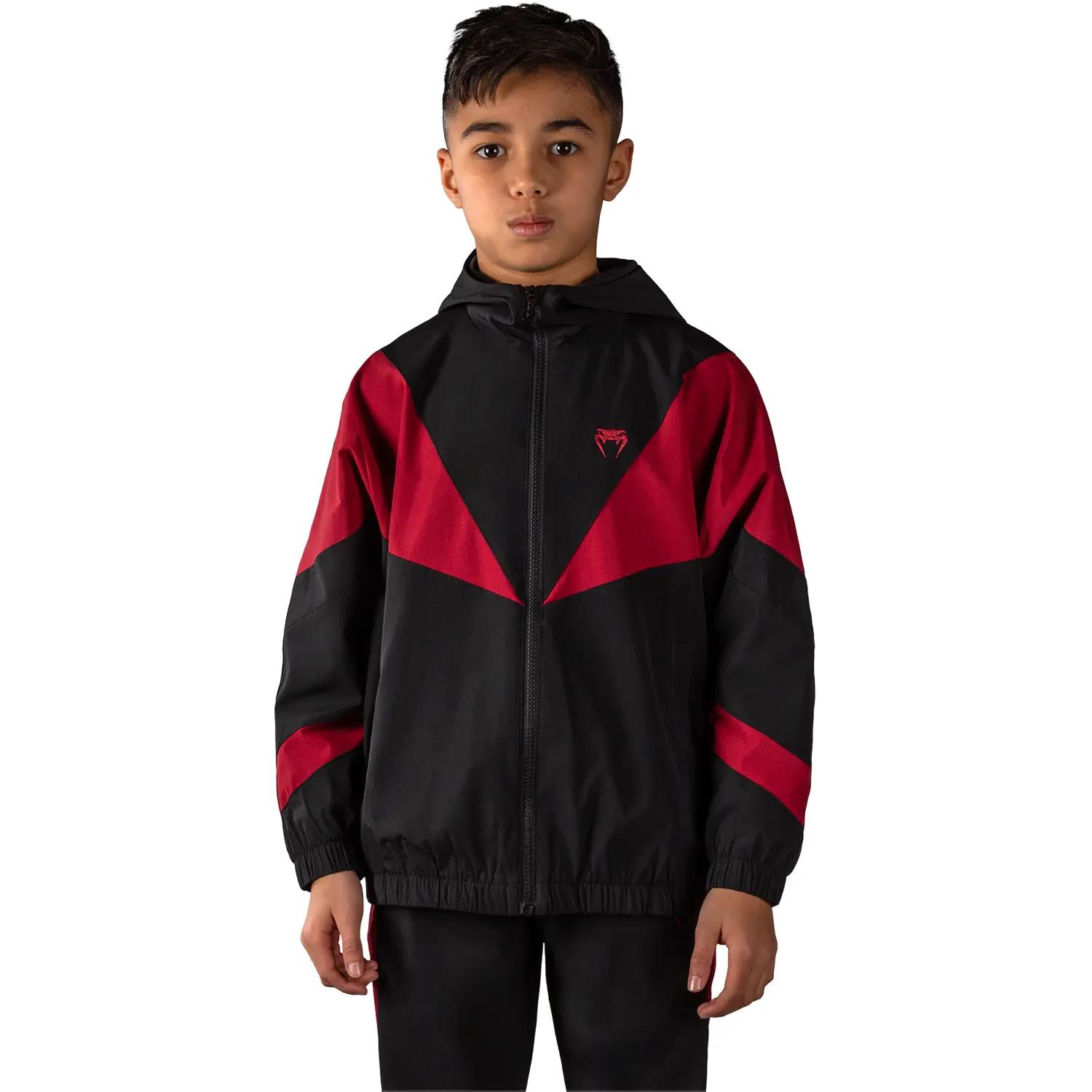 VENUM Trainings Jacket, Kids, Vectra, black-red, 10 J