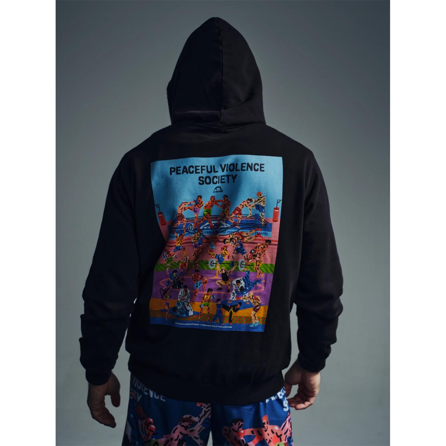 MANTO Hoody, Gym 3.0, black, XXL