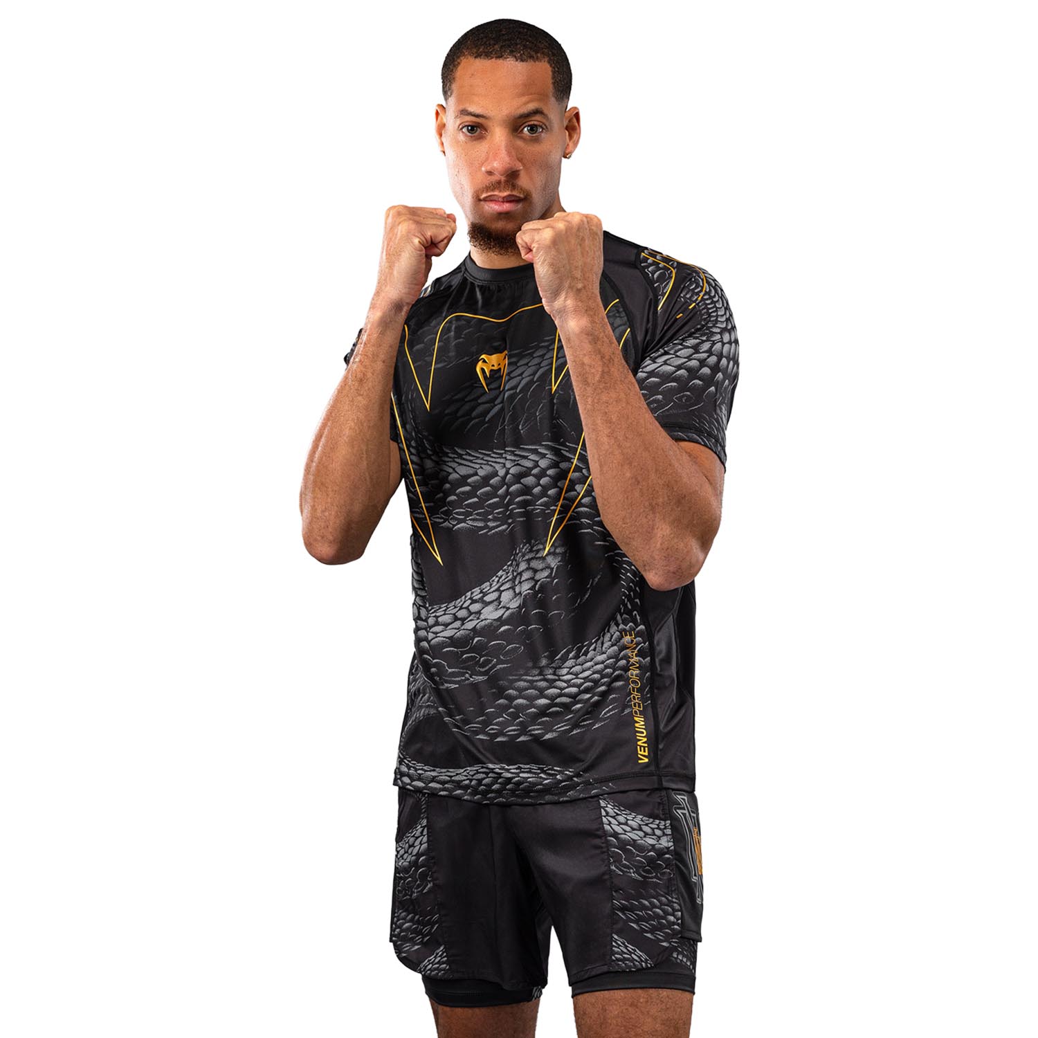 VENUM Dry Tech T-Shirt, Matupa, black-grey-gold, M