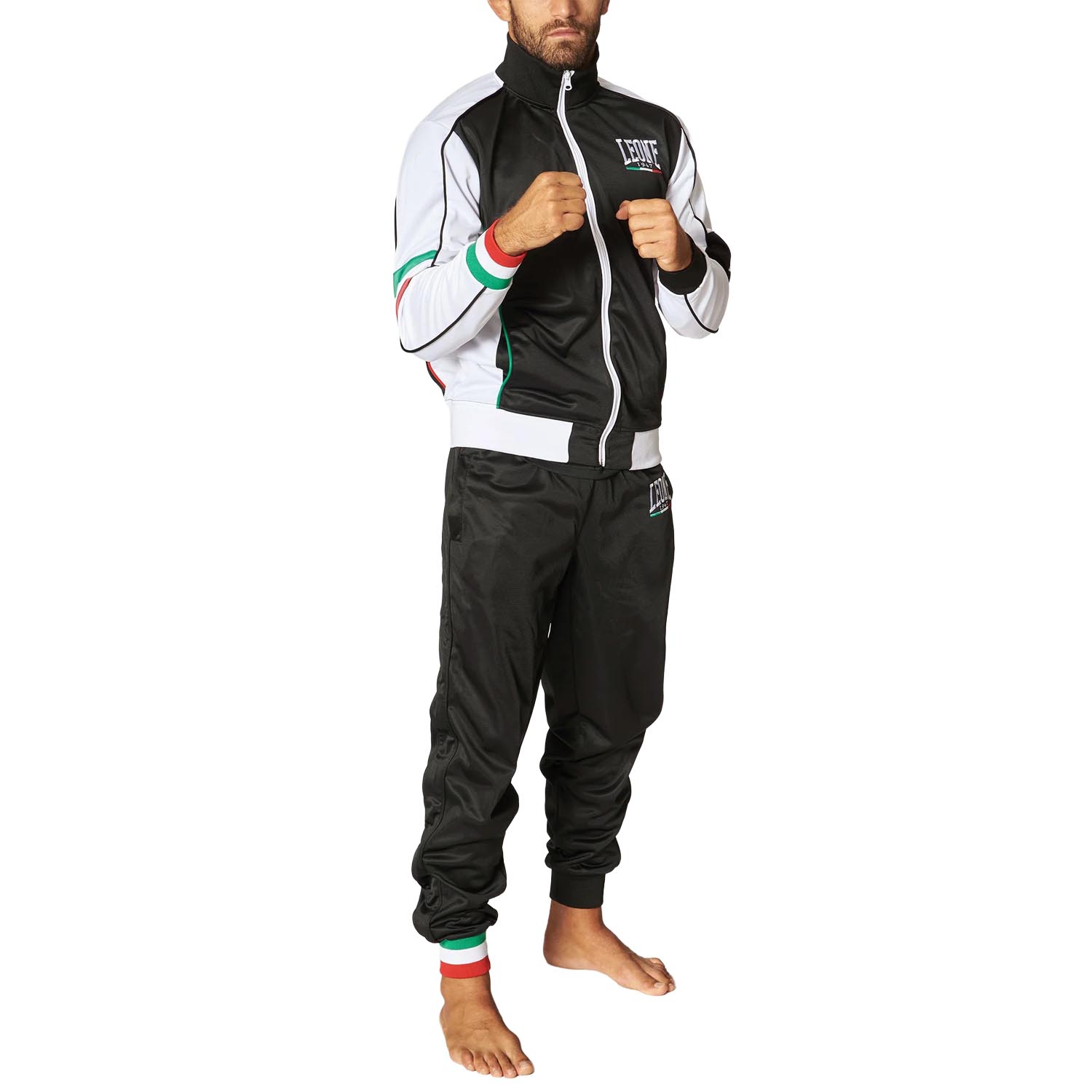 LEONE Tracksuit, Italy, black-white, M