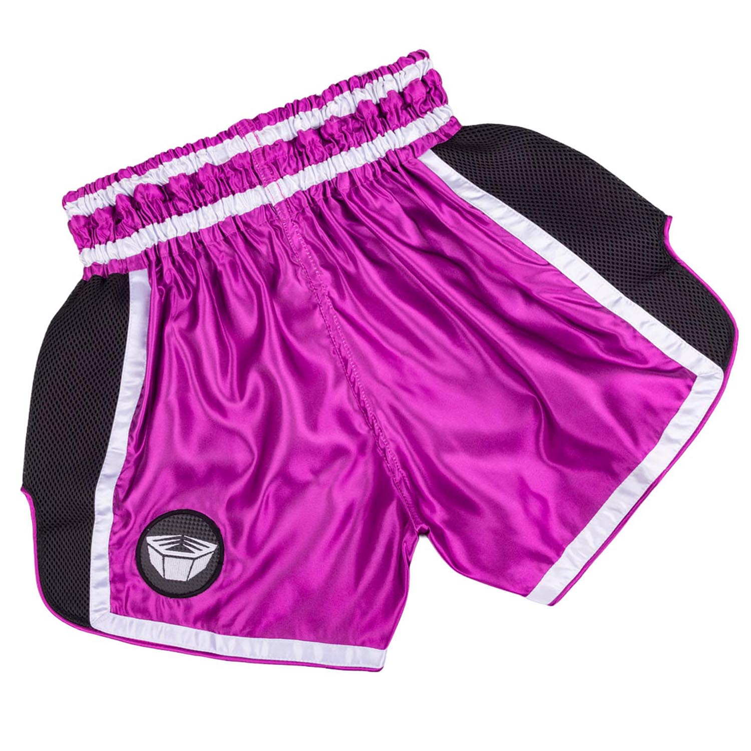 RINGLIFE Muay Thai Shorts, Represent, pink-black, L