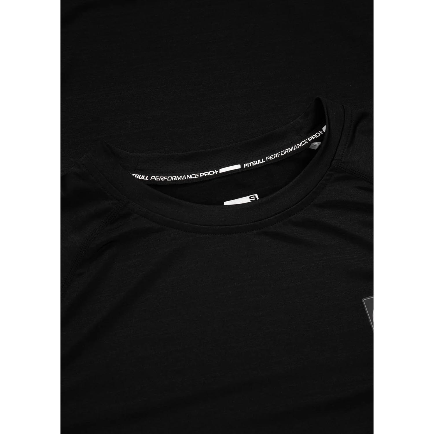 Pit Bull West Coast Rashguard, L/S, Performance Plus, New Logo, black, XXXL