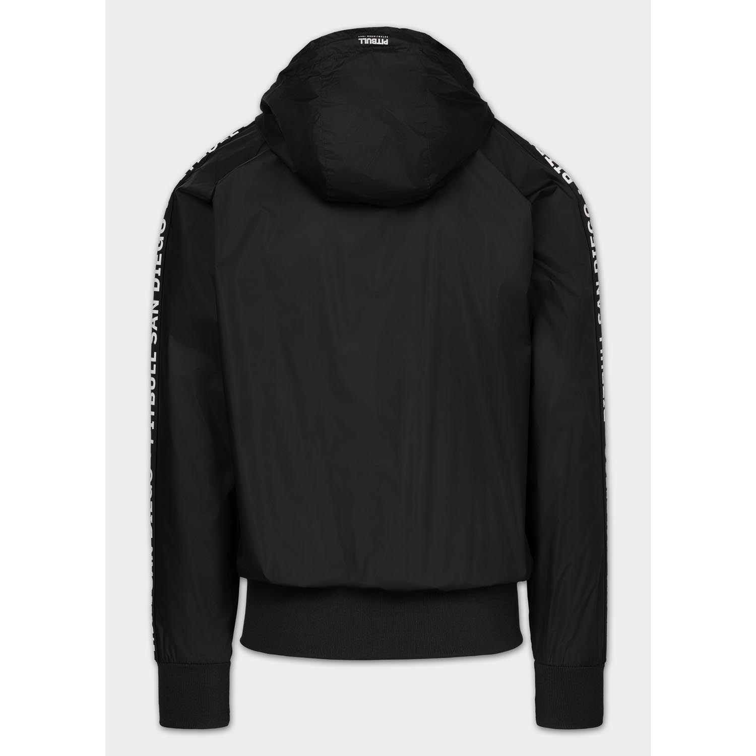 Pit Bull West Coast Transitional Jacket, Athletics Tape Logo, black, XXXL
