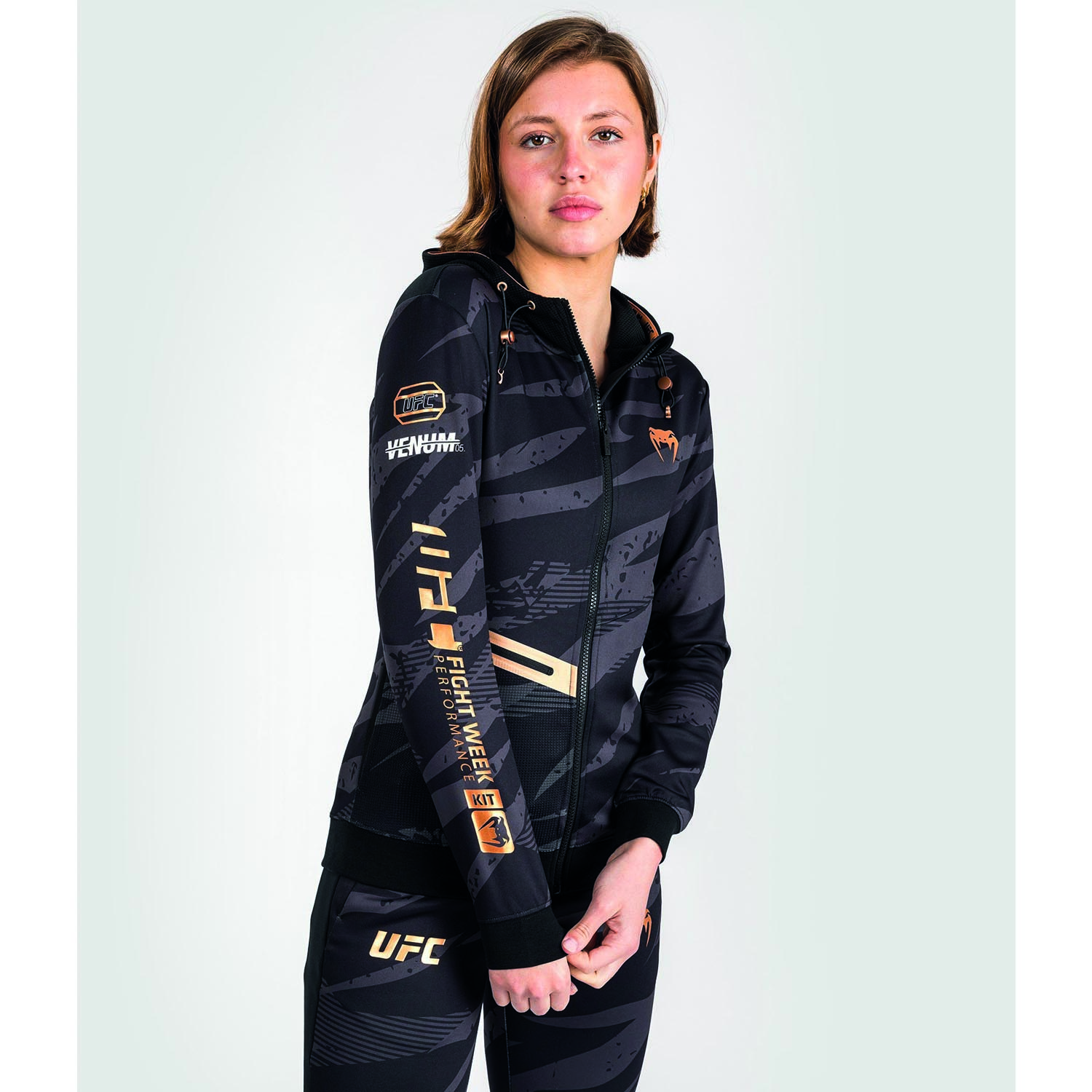 VENUM Zip Hoody, Damen, UFC Fight Week, Adrenaline, urban camo