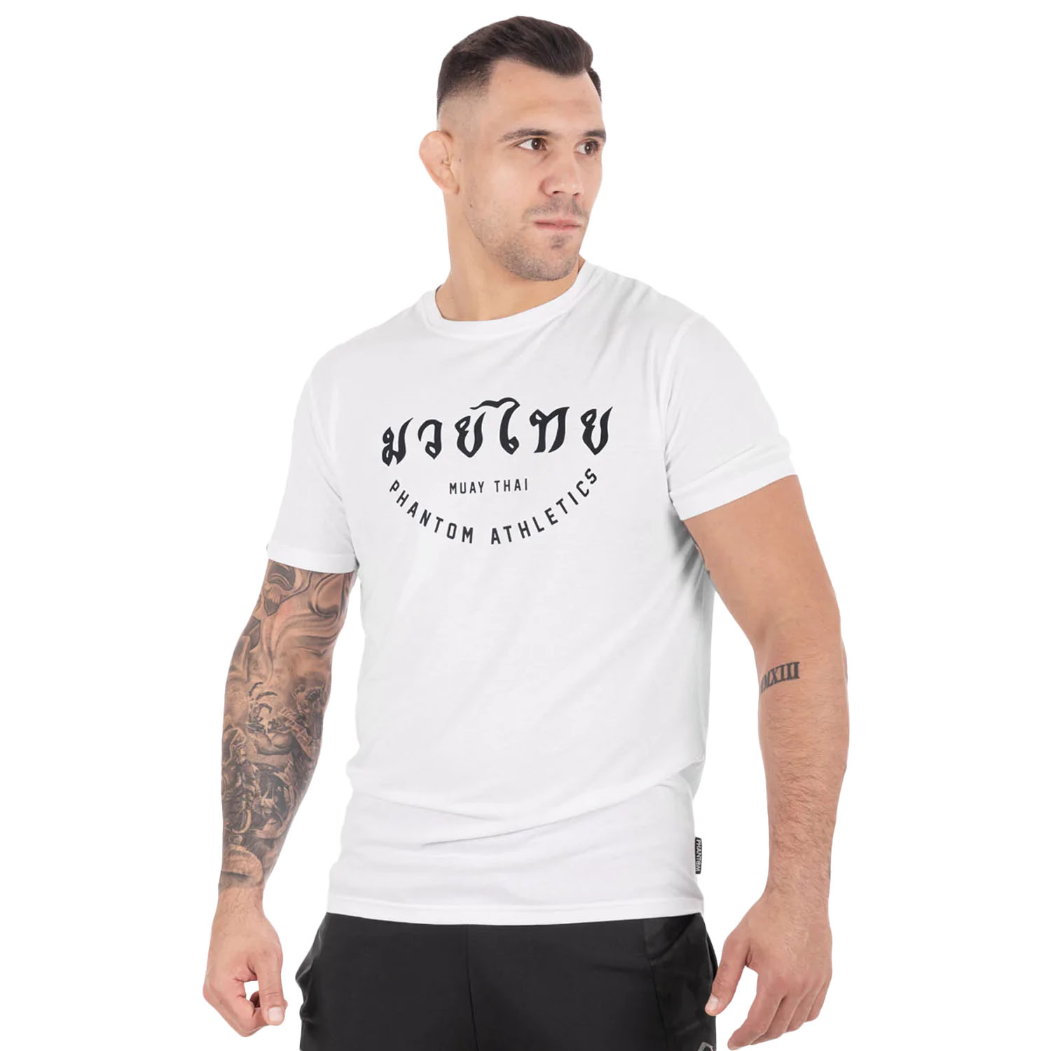 Phantom Athletics T-Shirt, Muay Thai, weiß, XXL