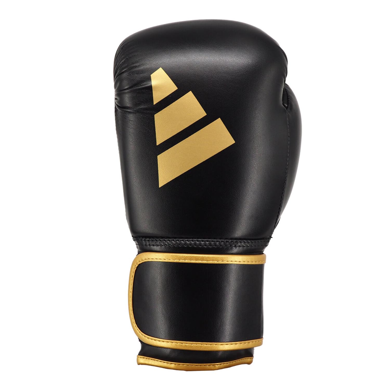 adidas Boxing Gloves, Power 100, black-gold, 16 Oz