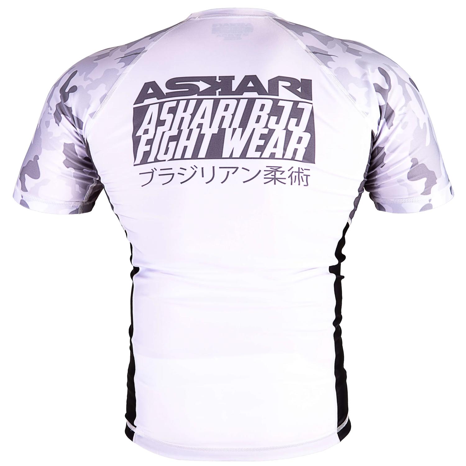 ASKARI Rashguard, S/S, IBJJF Ranked, white-camo, XXL