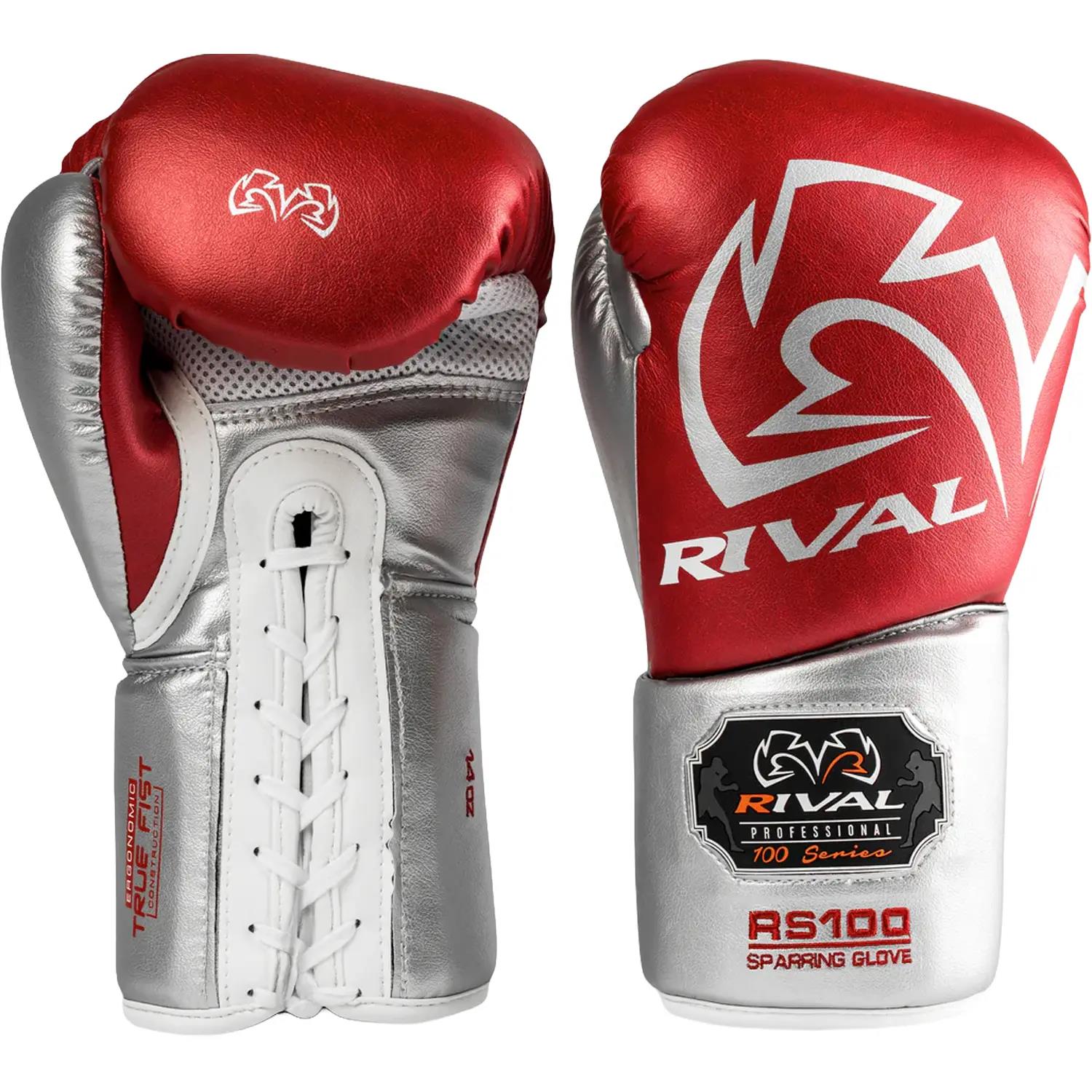 Rival Boxing Gloves, RS100, Professional, red-silver