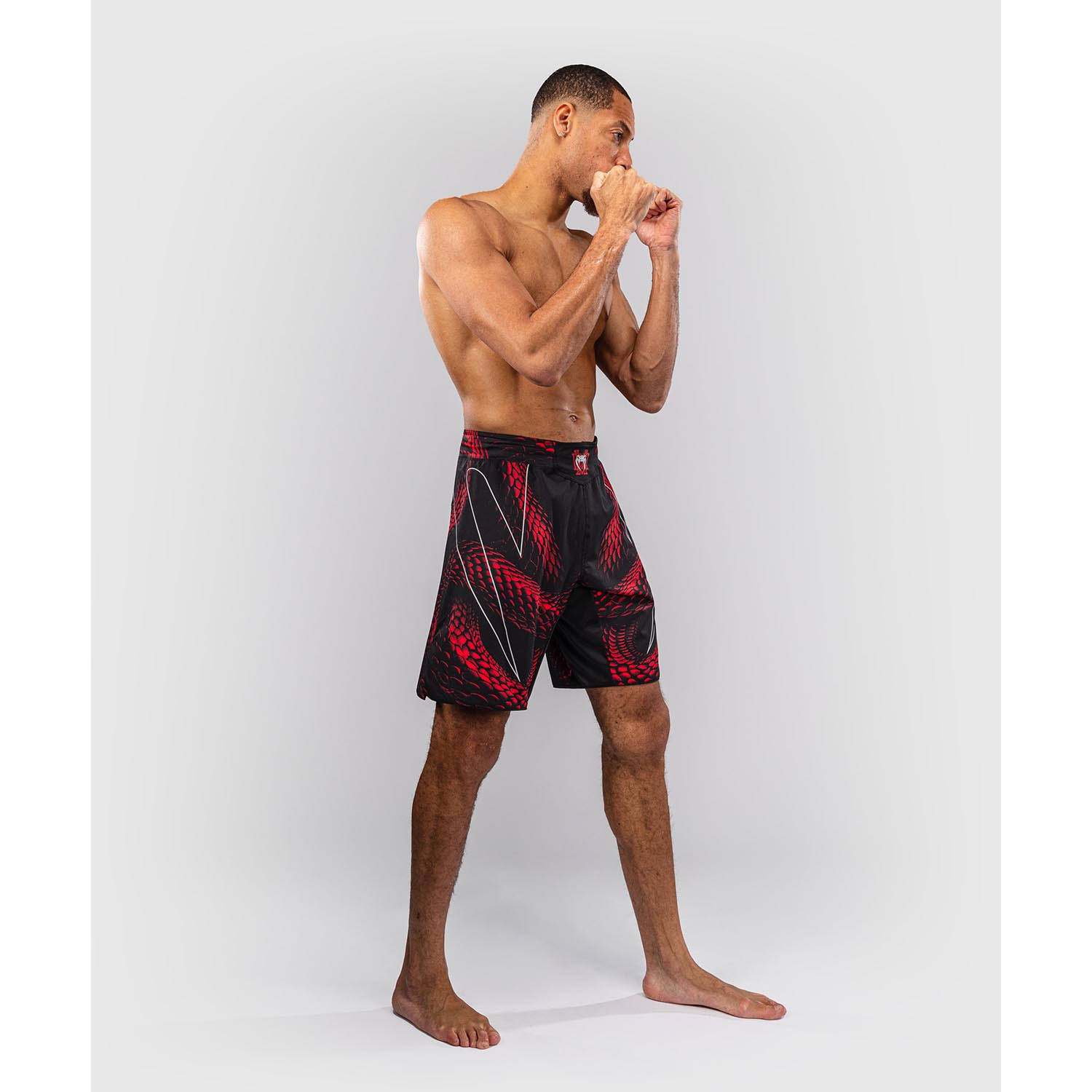 VENUM MMA Fight Shorts, Matupa, black-red-silver, M
