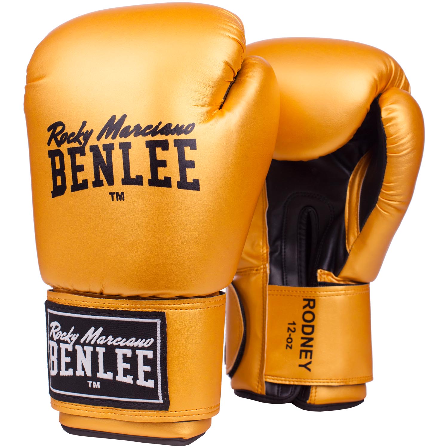 BENLEE Boxhandschuhe, Rodney, gold-schwarz, 14 Oz
