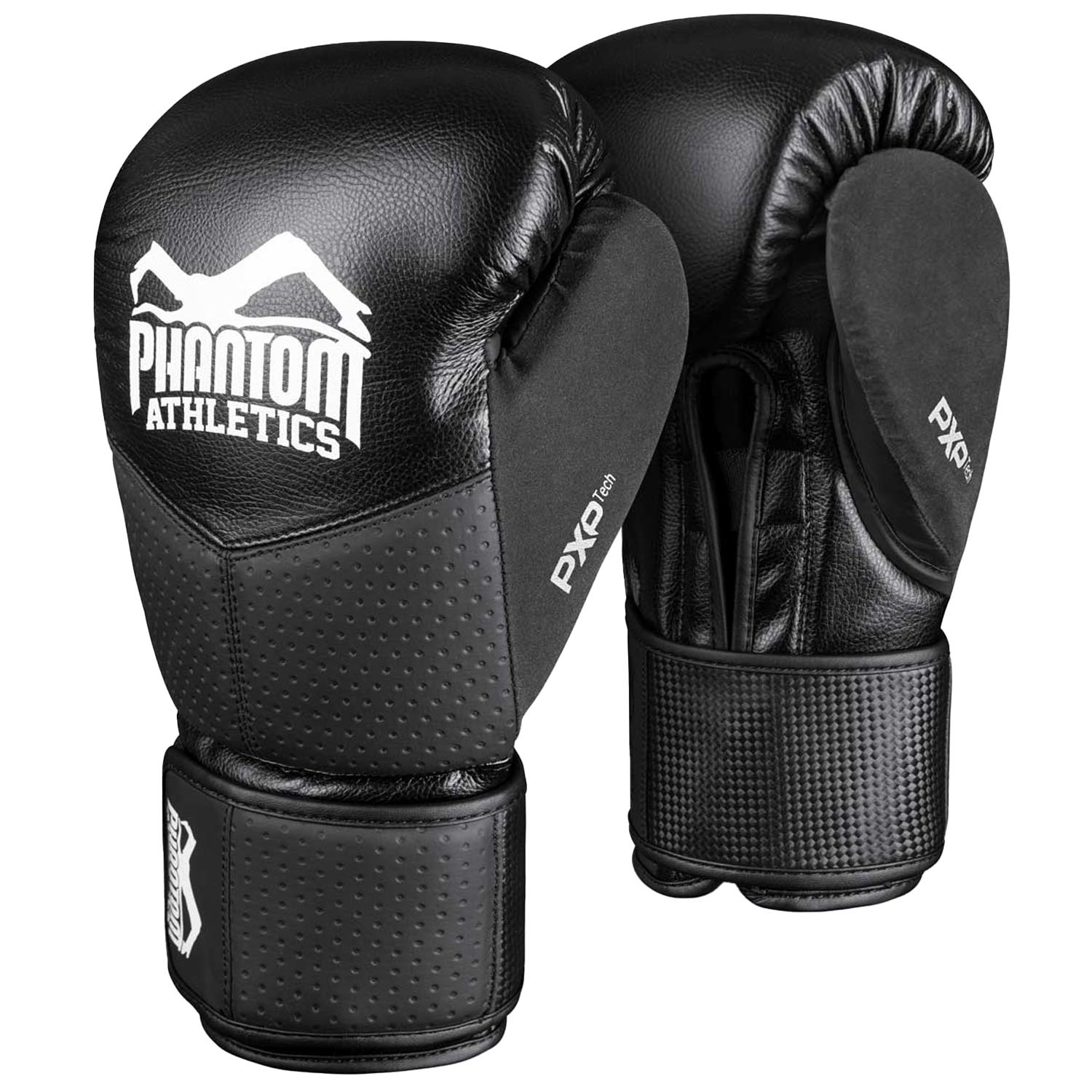 Phantom Athletics Boxing Gloves, Riot Pro, black, 12 Oz