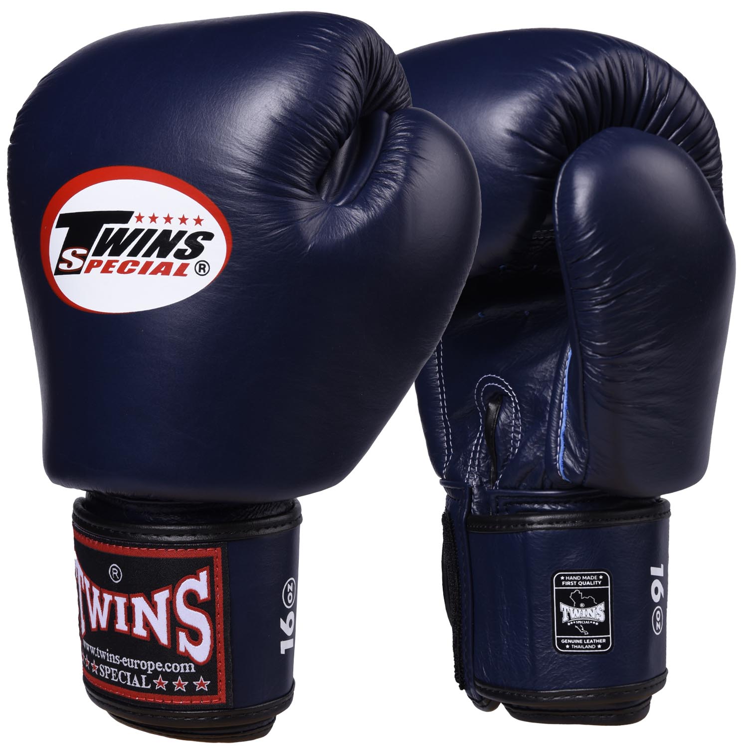 TWINS Special Boxing Gloves, Leather, BGVL-3, blue, 12 Oz
