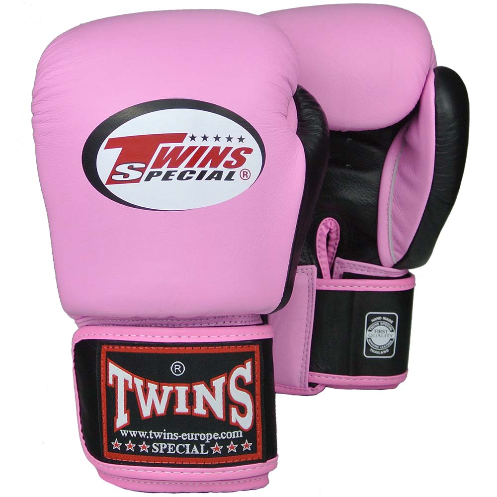 TWINS Special Boxhandschuhe, Leder, BGVL-3, pink-schwarz