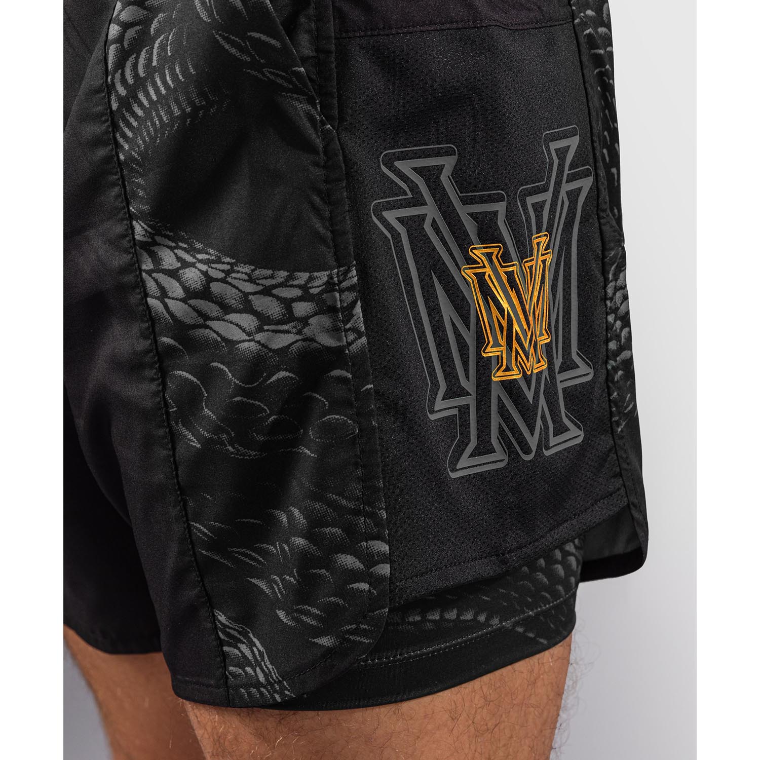 VENUM Training Shorts, Matupa, black-grey-gold, XXL