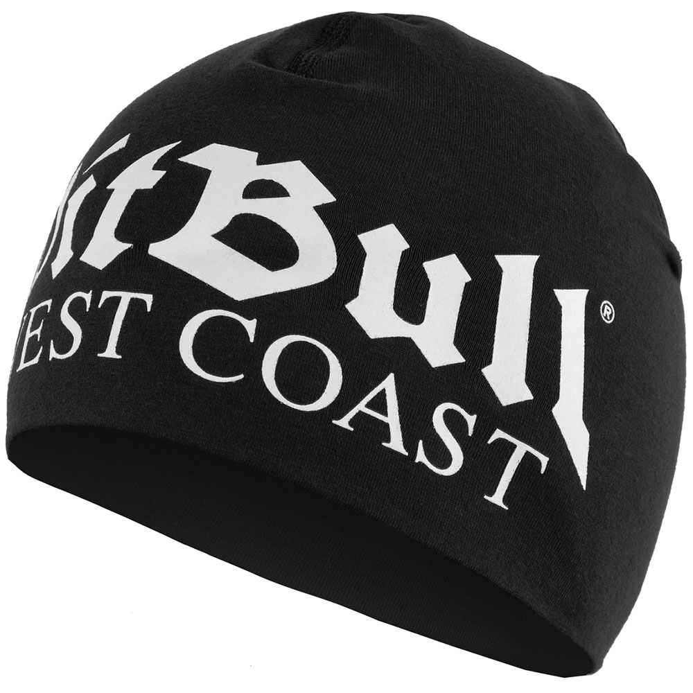 Pit Bull West Coast Beanie, Old Logo, schwarz