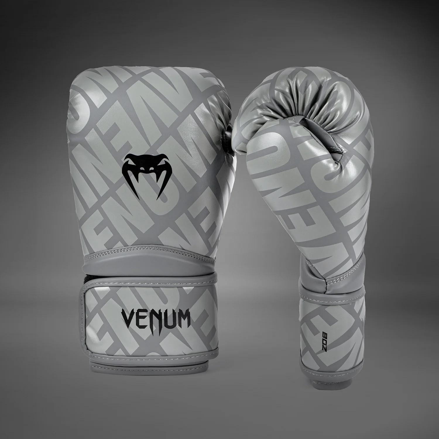 VENUM Boxing Gloves, Kids, Contender 1.5 XT, grey-black, 8 Oz