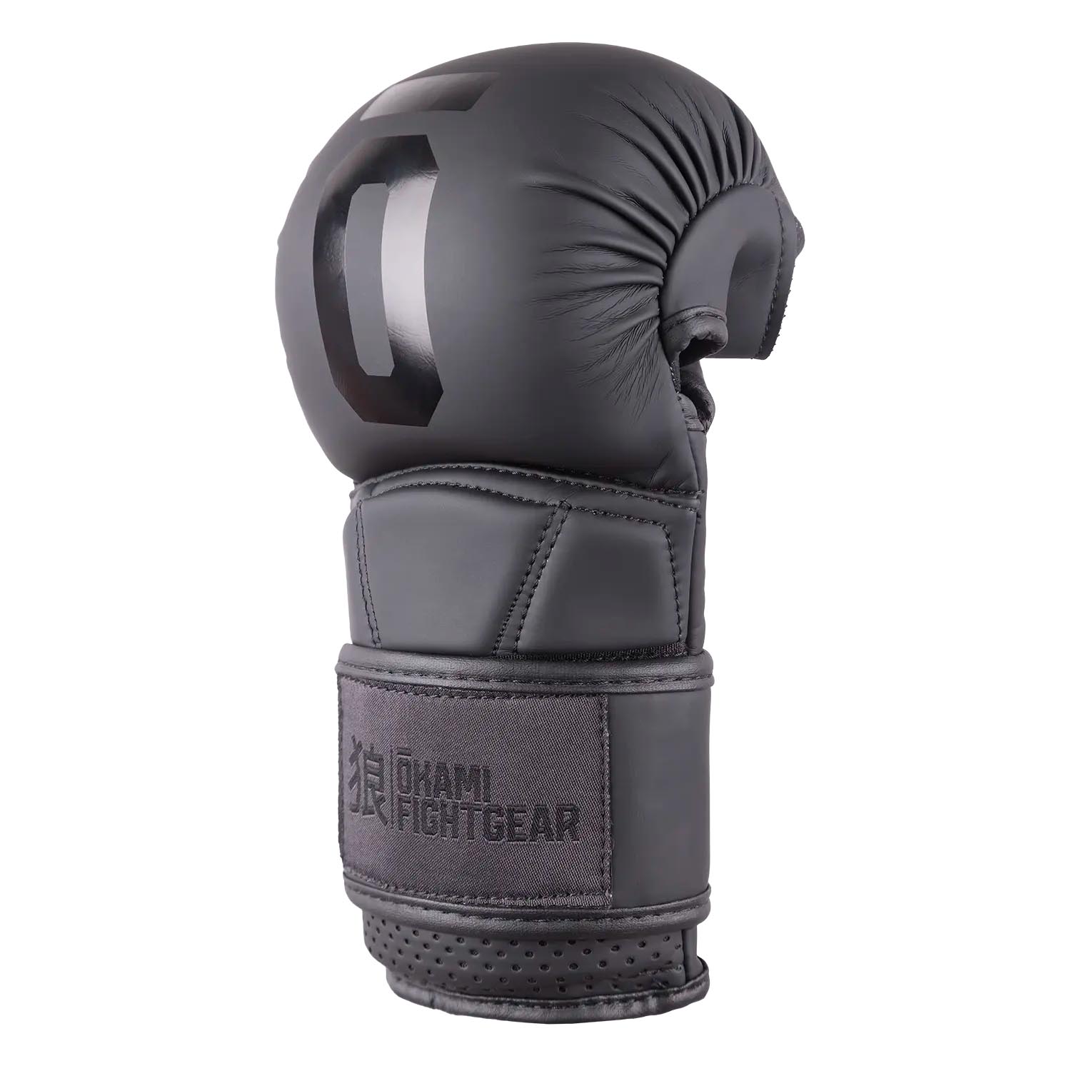 OKAMI MMA Sparring Gloves, Unity, black-grey, S/M