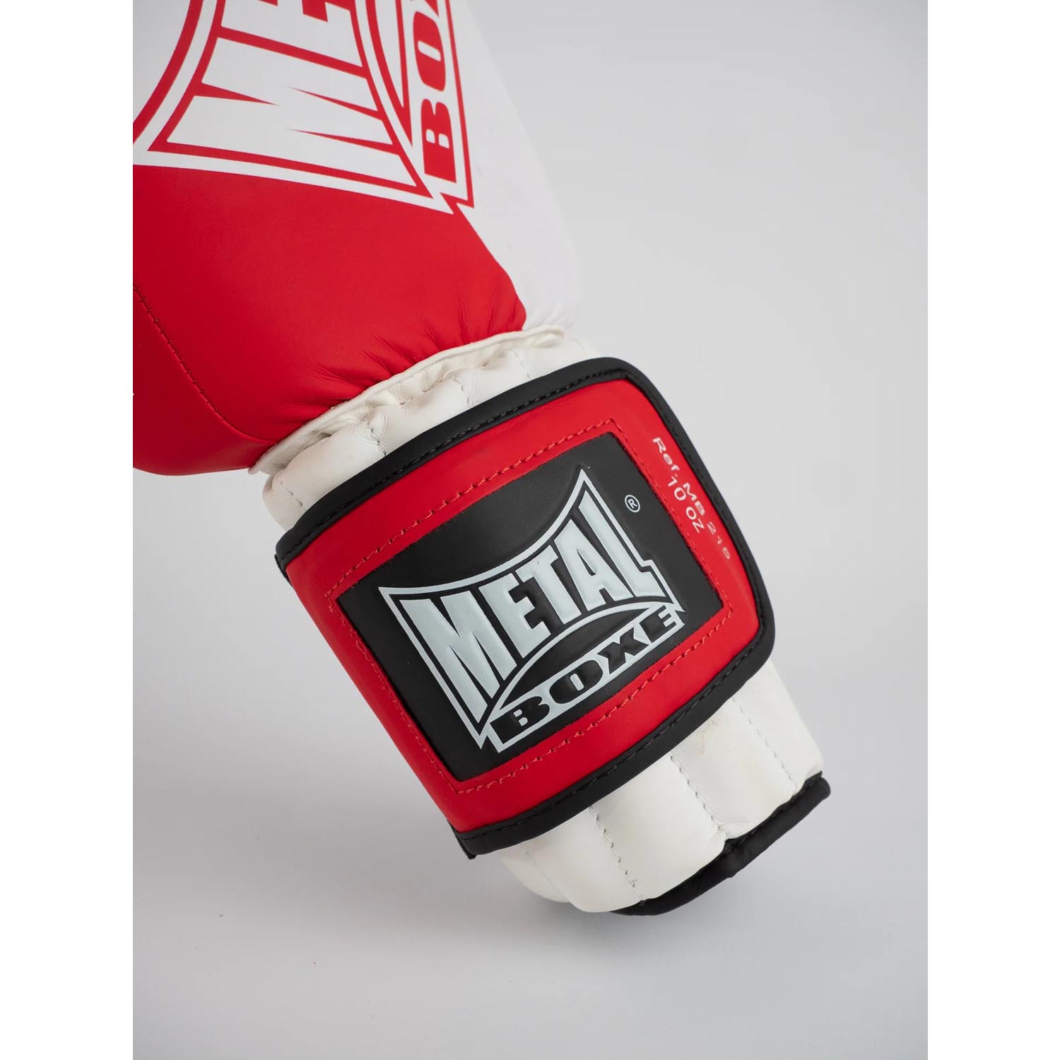 Metal Boxe Boxing Gloves, Savate, red-white, 16 Oz