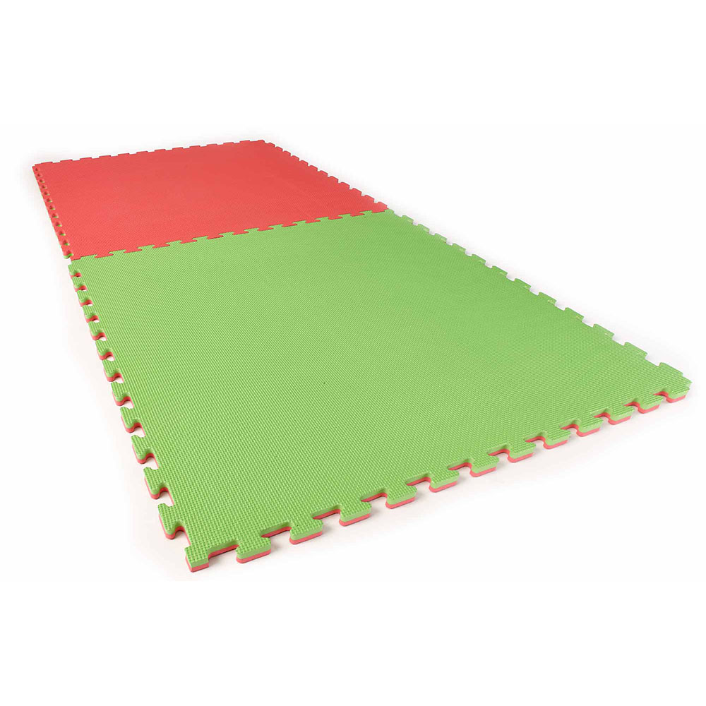 Ju-Sports Puzzle Mat, Econo Cross, red-green, 2 cm