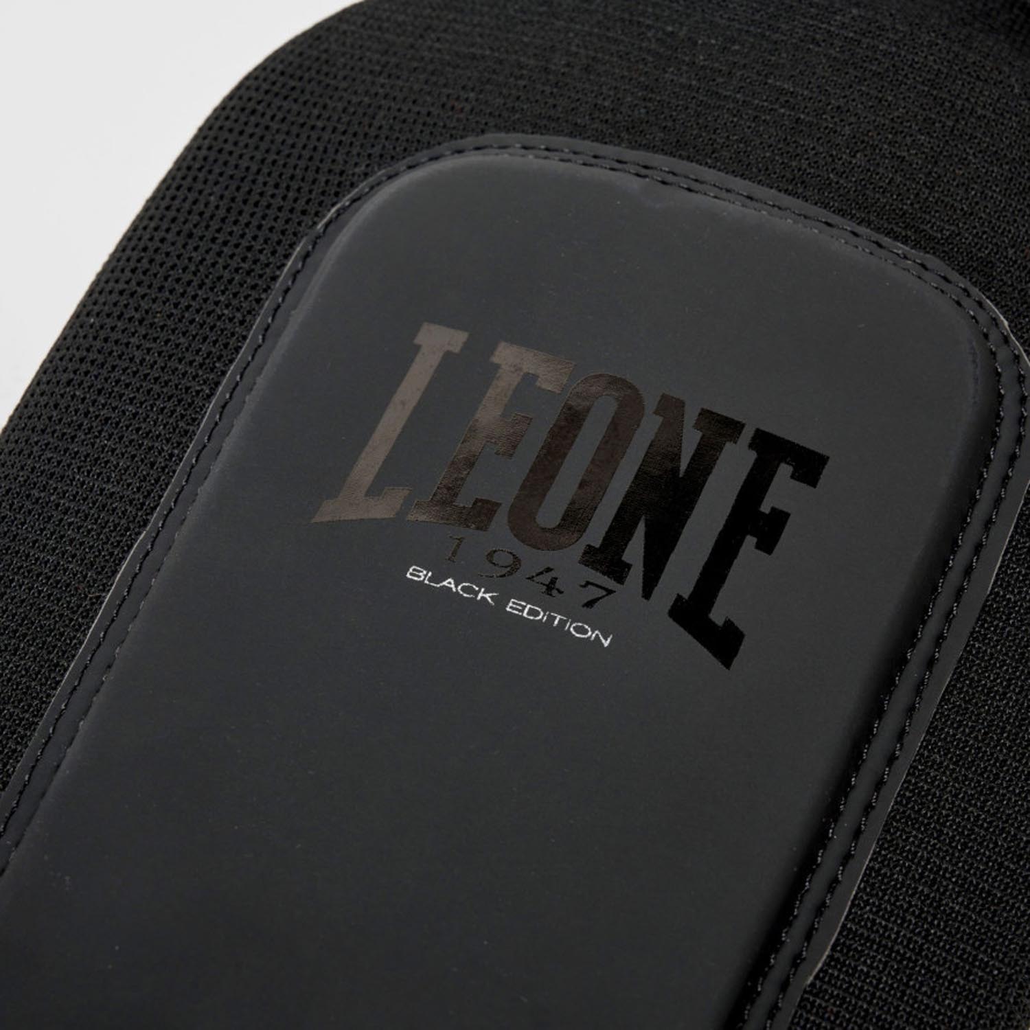 LEONE Shin Guard, Black Edition PT124, black