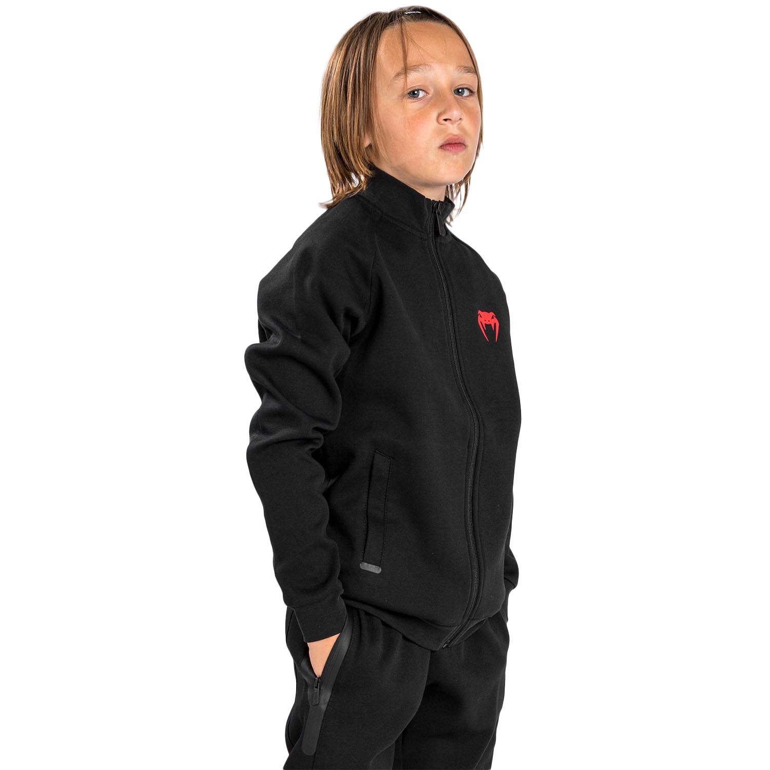 VENUM Trainingsjacke, Kinder, Okinawa 3.0, schwarz-rot, 12 J