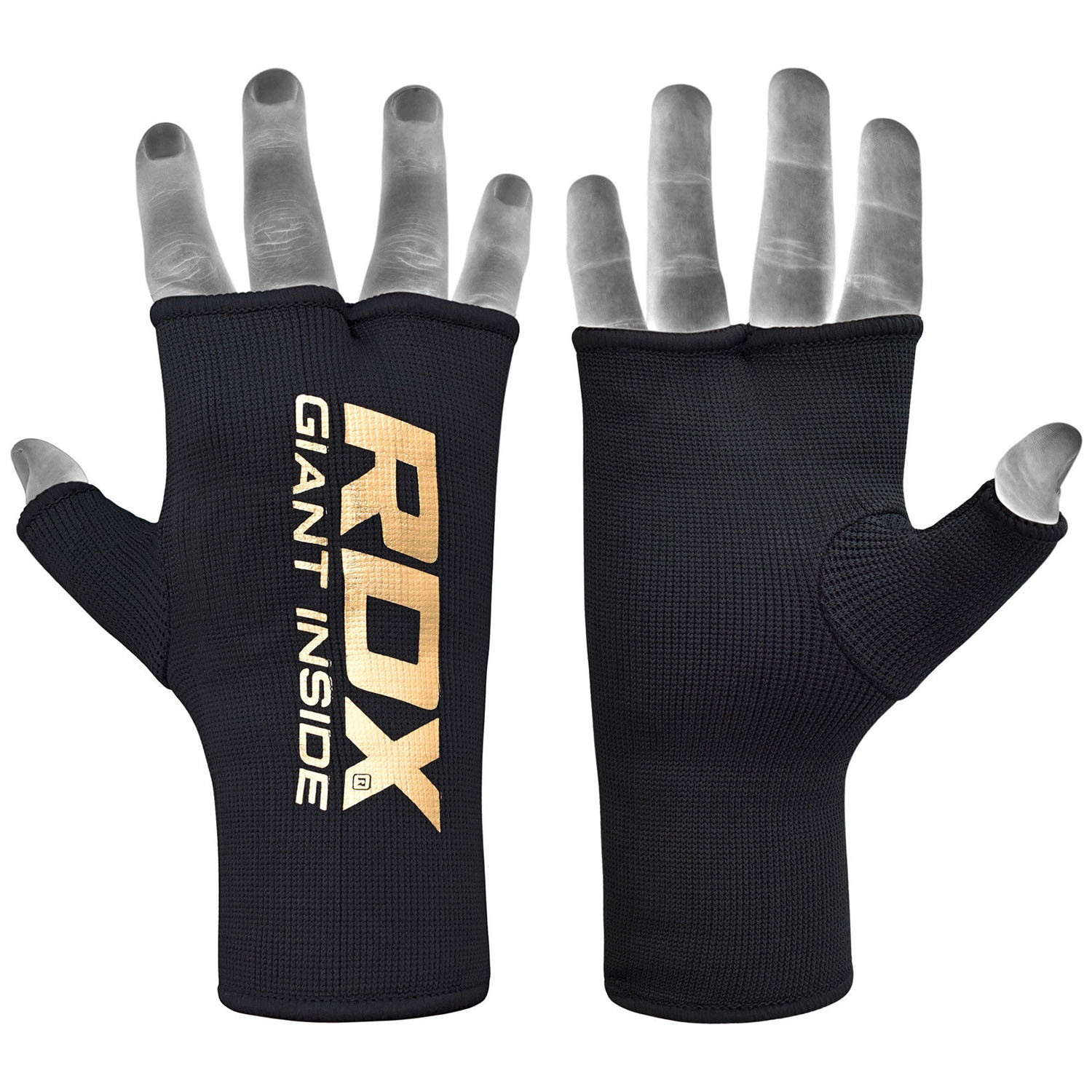 RDX Handwraps, Hosiery Foam, black-gold