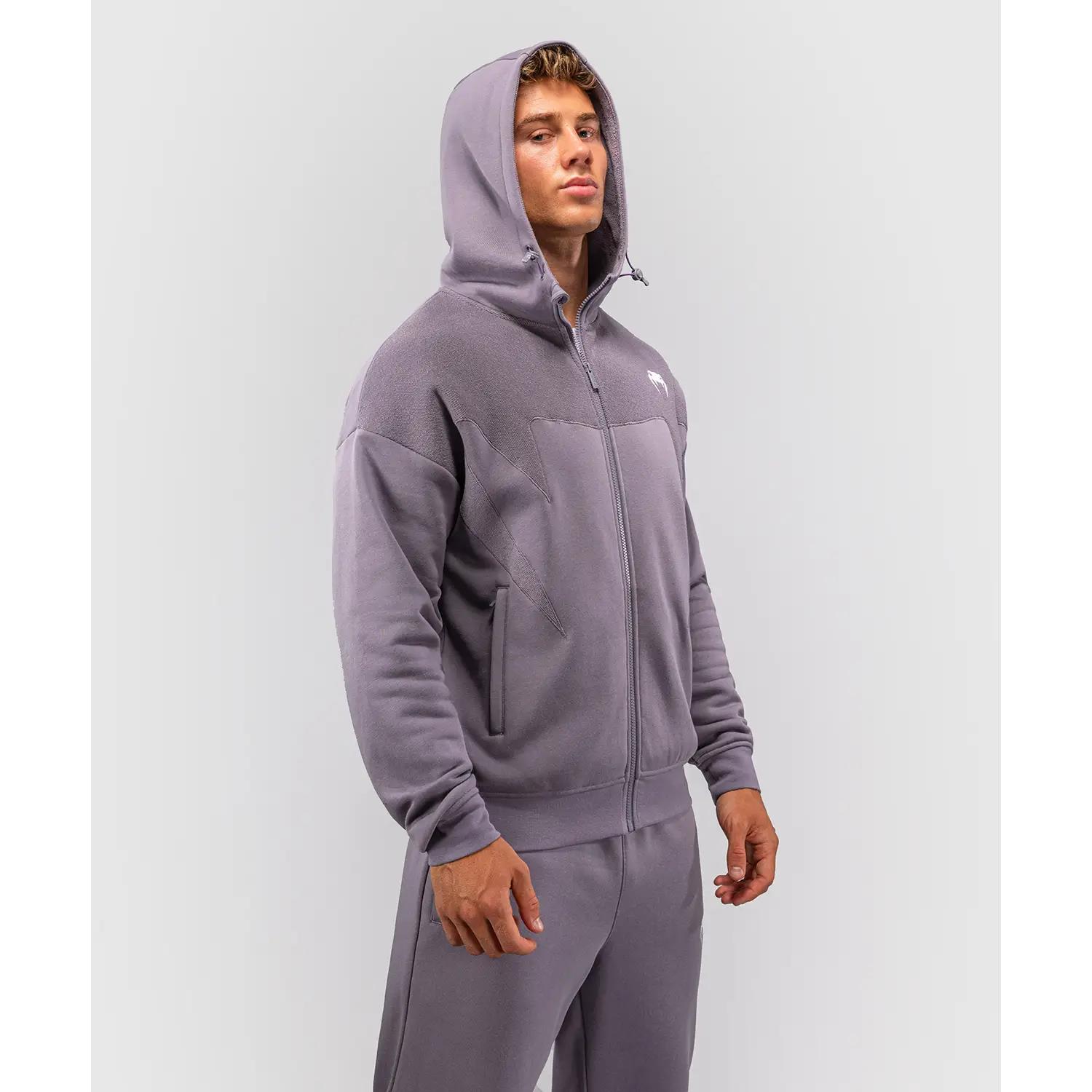 VENUM Zip Hoody, Attack, Fleece & Weave, grey, XXL