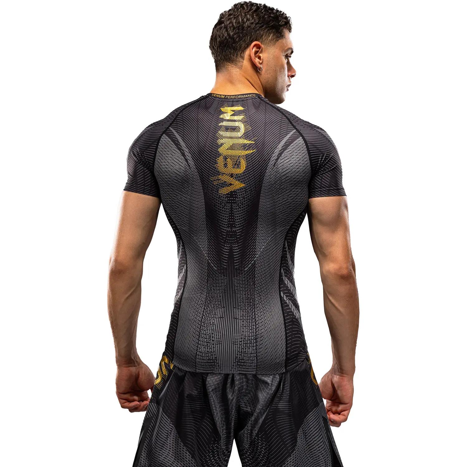VENUM Rashguard, S/S, Galactic 3.0, black-gold, XXL