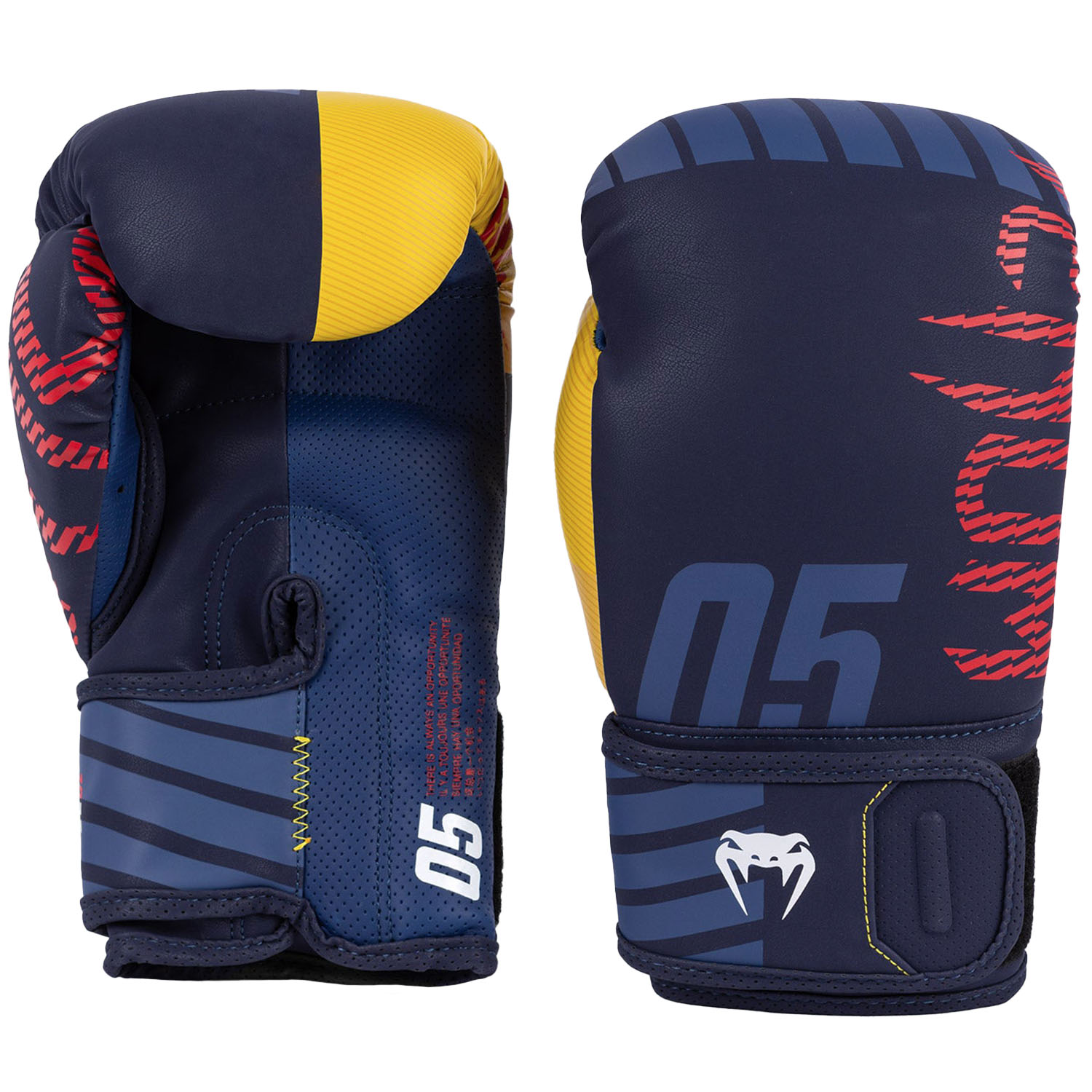 VENUM Boxing Gloves, Sport 05, blue-yellow, 10 Oz