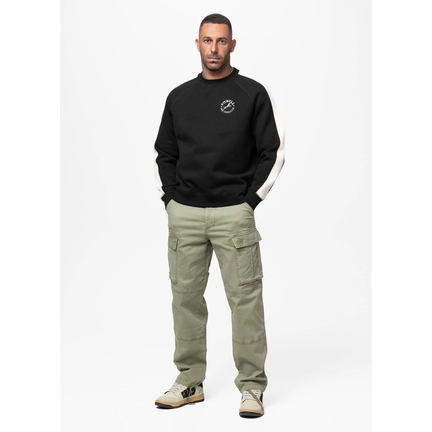 Pit Bull West Coast Pullover, San Diego CA, black, S