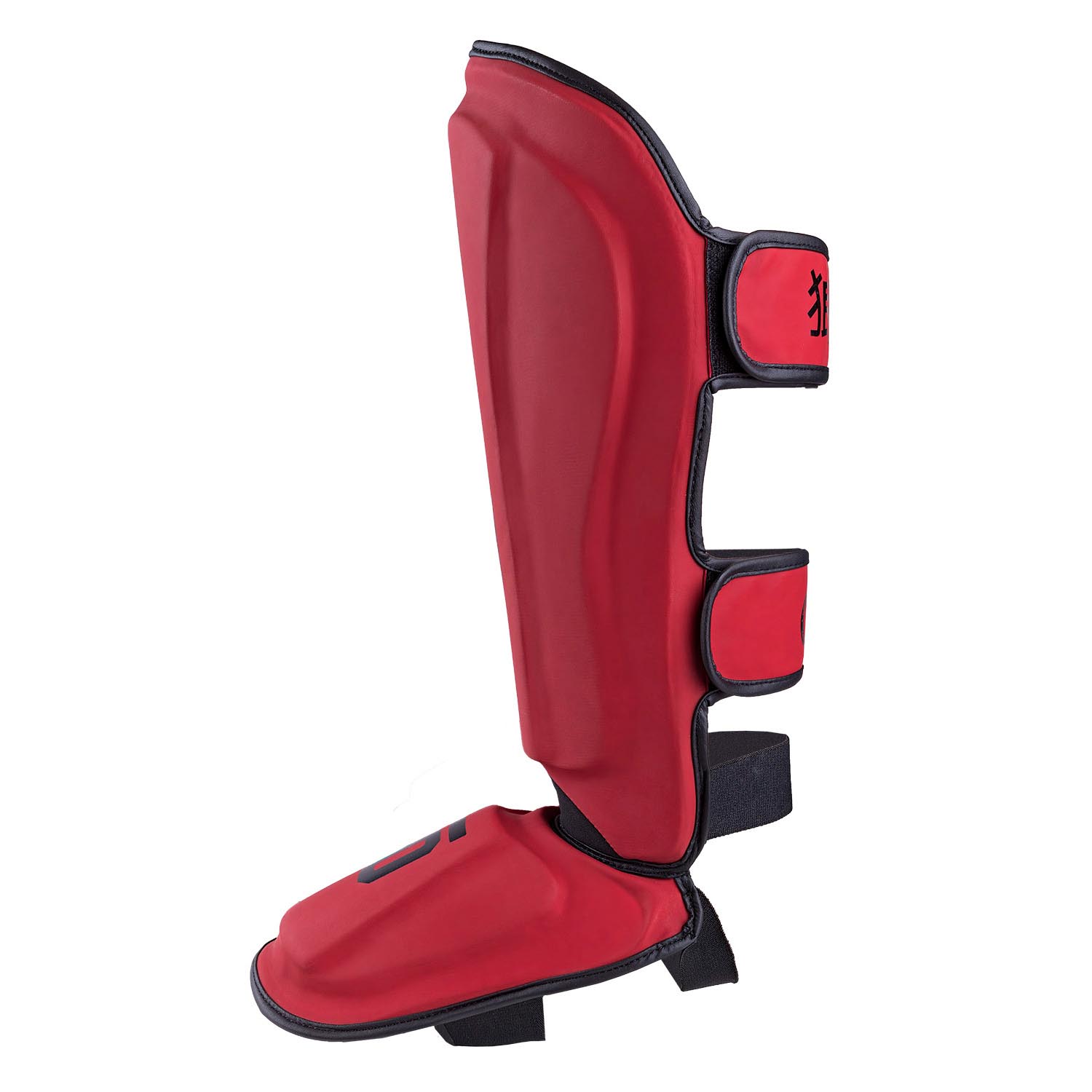 OKAMI Shinguards, Competitor V2, red-black, L