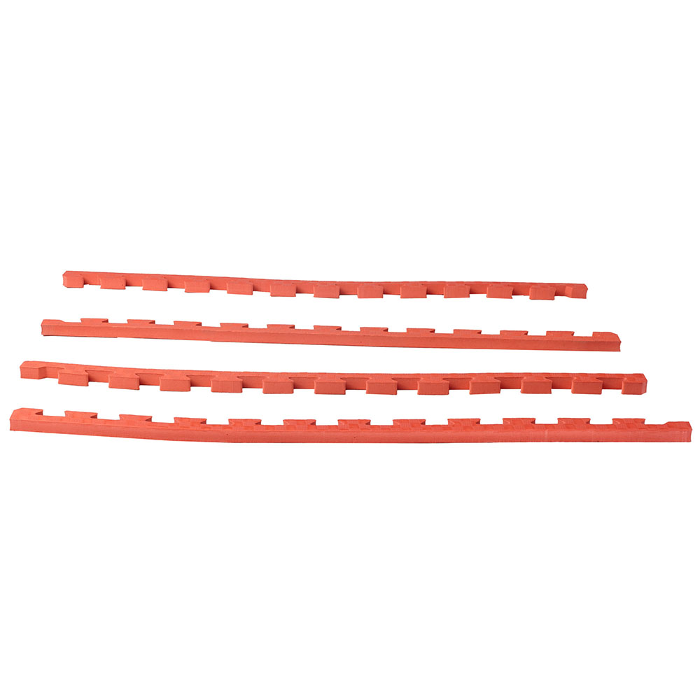 Ju-Sports Puzzle Mat, Pro Checker, red, 2 cm