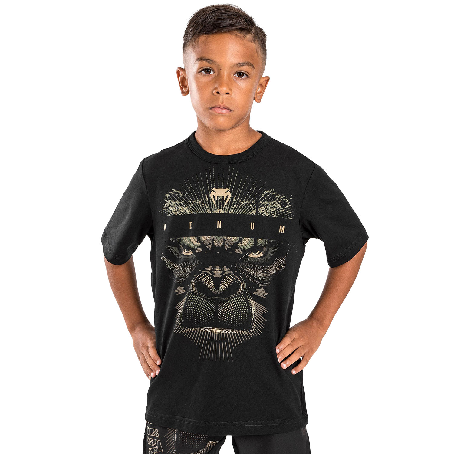VENUM T-Shirt, Kinder Gorilla, Jungle, schwarz-sand, 12 J