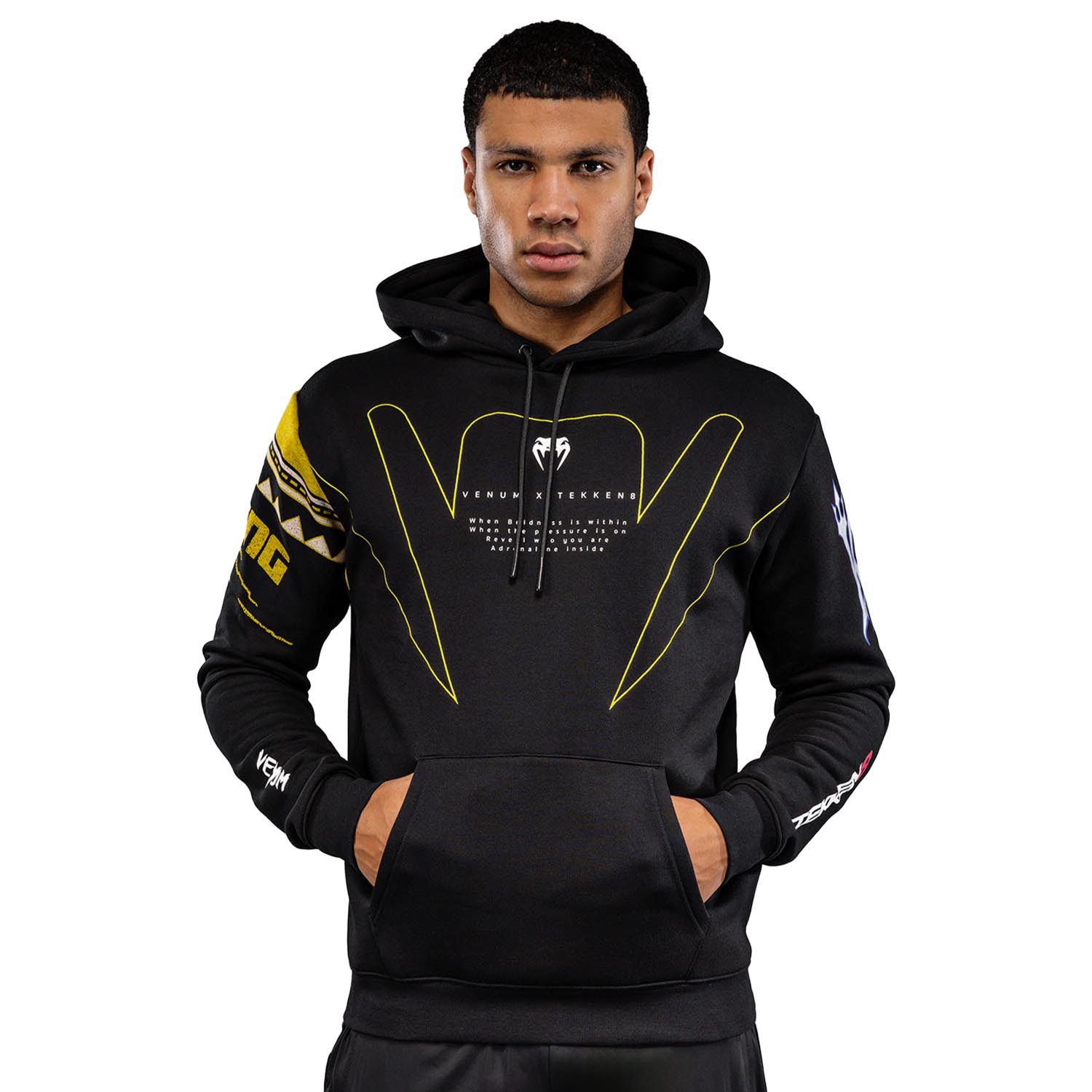 VENUM Hoody, Tekken 8, King, black-yellow, M