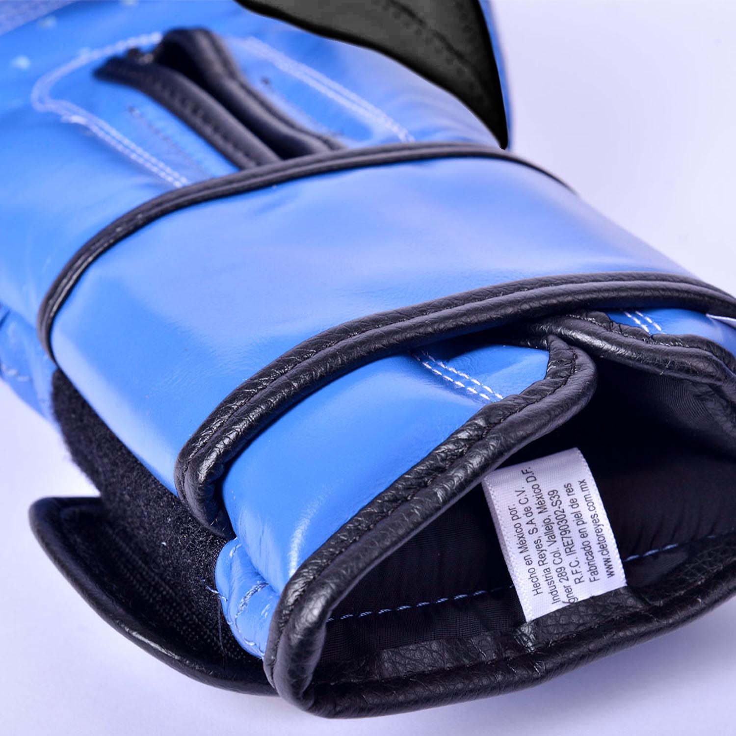 Cleto Reyes Boxing Gloves, Velcro Sparring, blue
