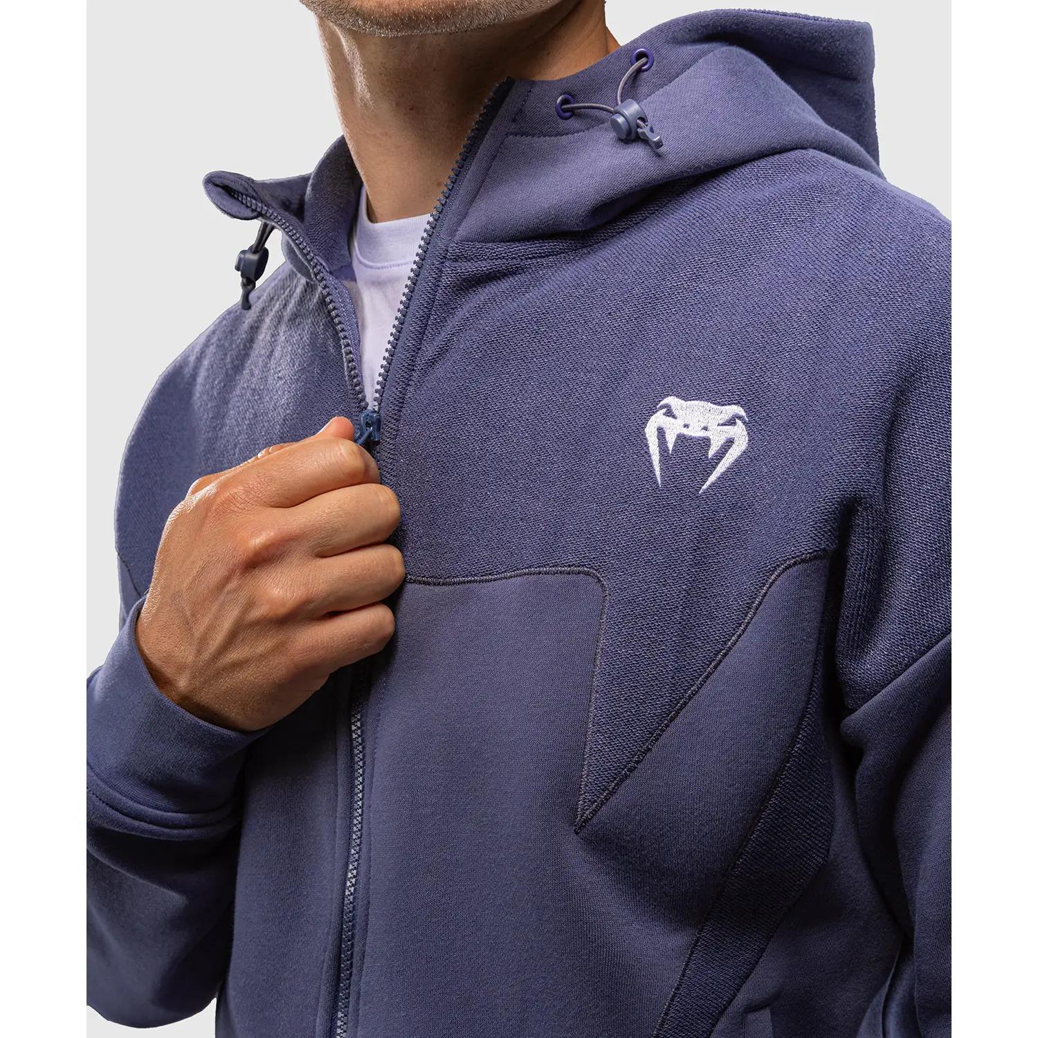 VENUM Zip Hoody, Attack, Fleece & Weave, blue, M