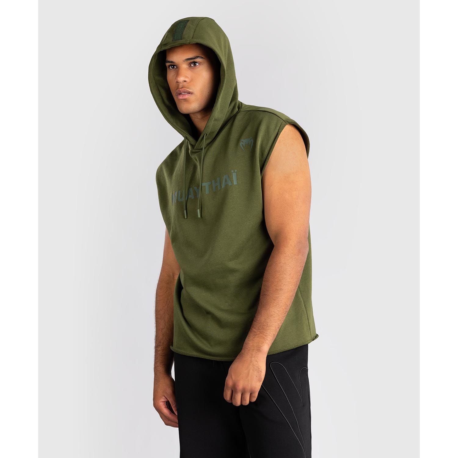 VENUM Hoody, Sleeveless, Muay Thai VT, khaki, XXL