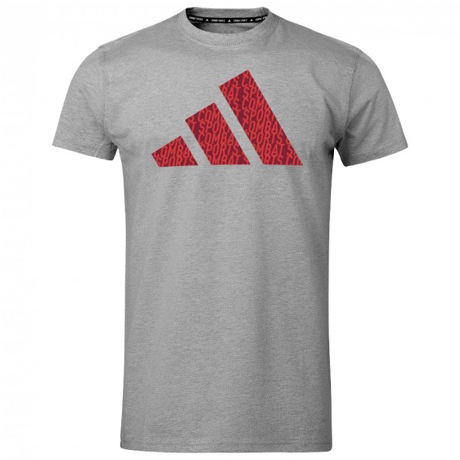 adidas T-Shirt, Perfo Script Graphic Combat Sports, grey, XXL